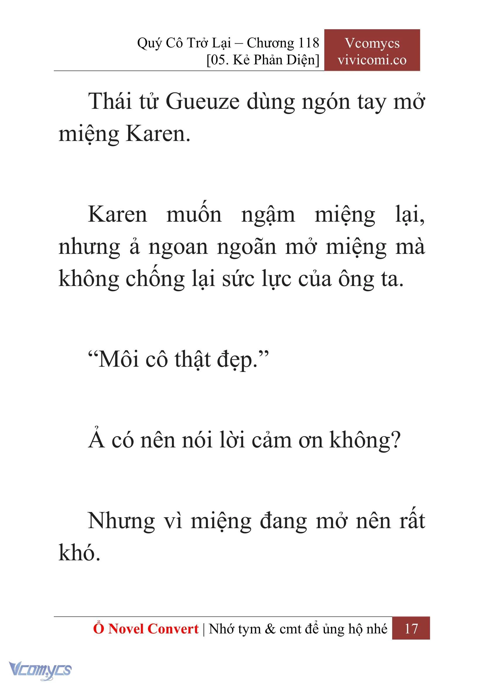 [Novel] Quý Cô Trở Lại Chapter  118 - 19