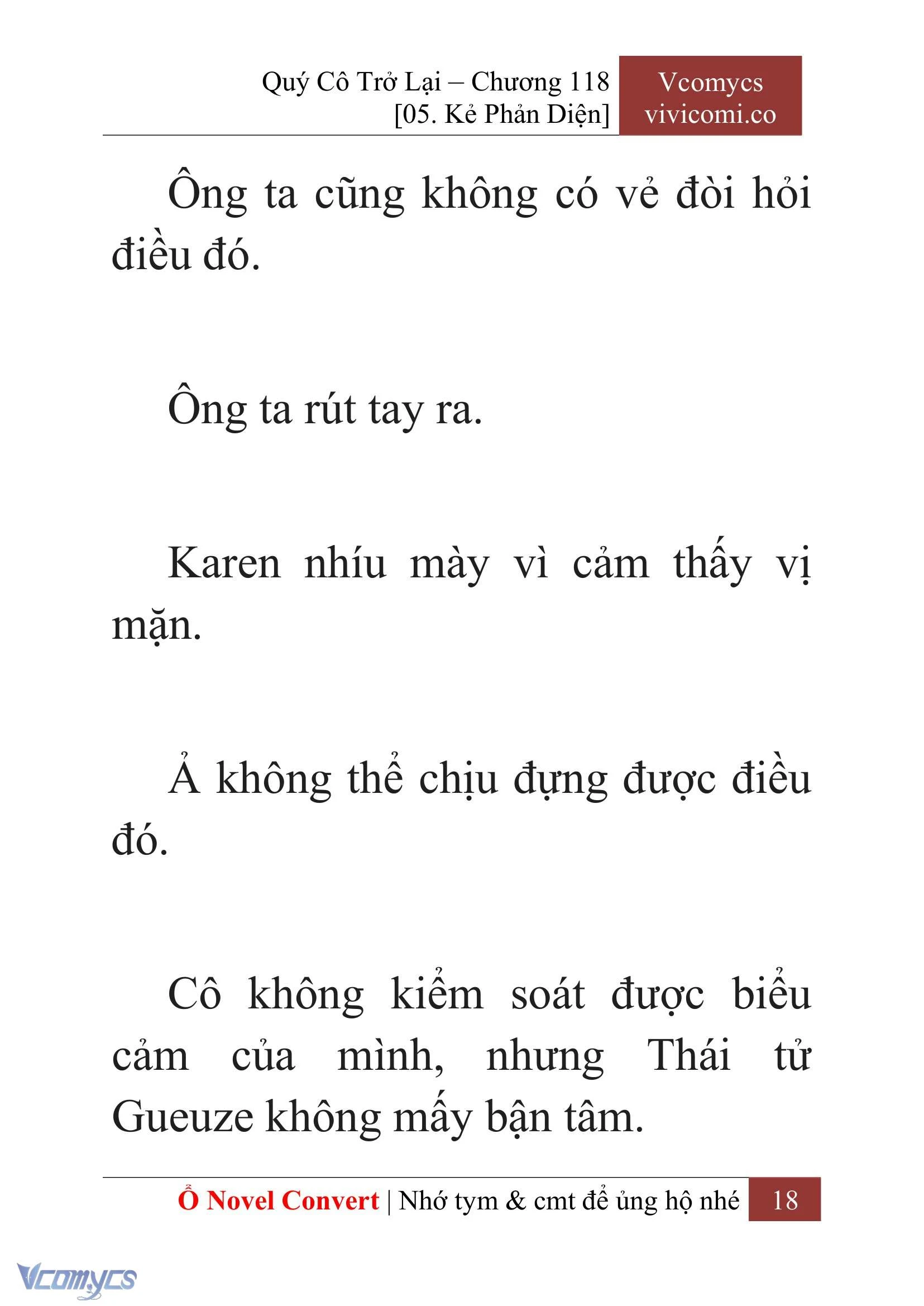 [Novel] Quý Cô Trở Lại Chapter  118 - 20