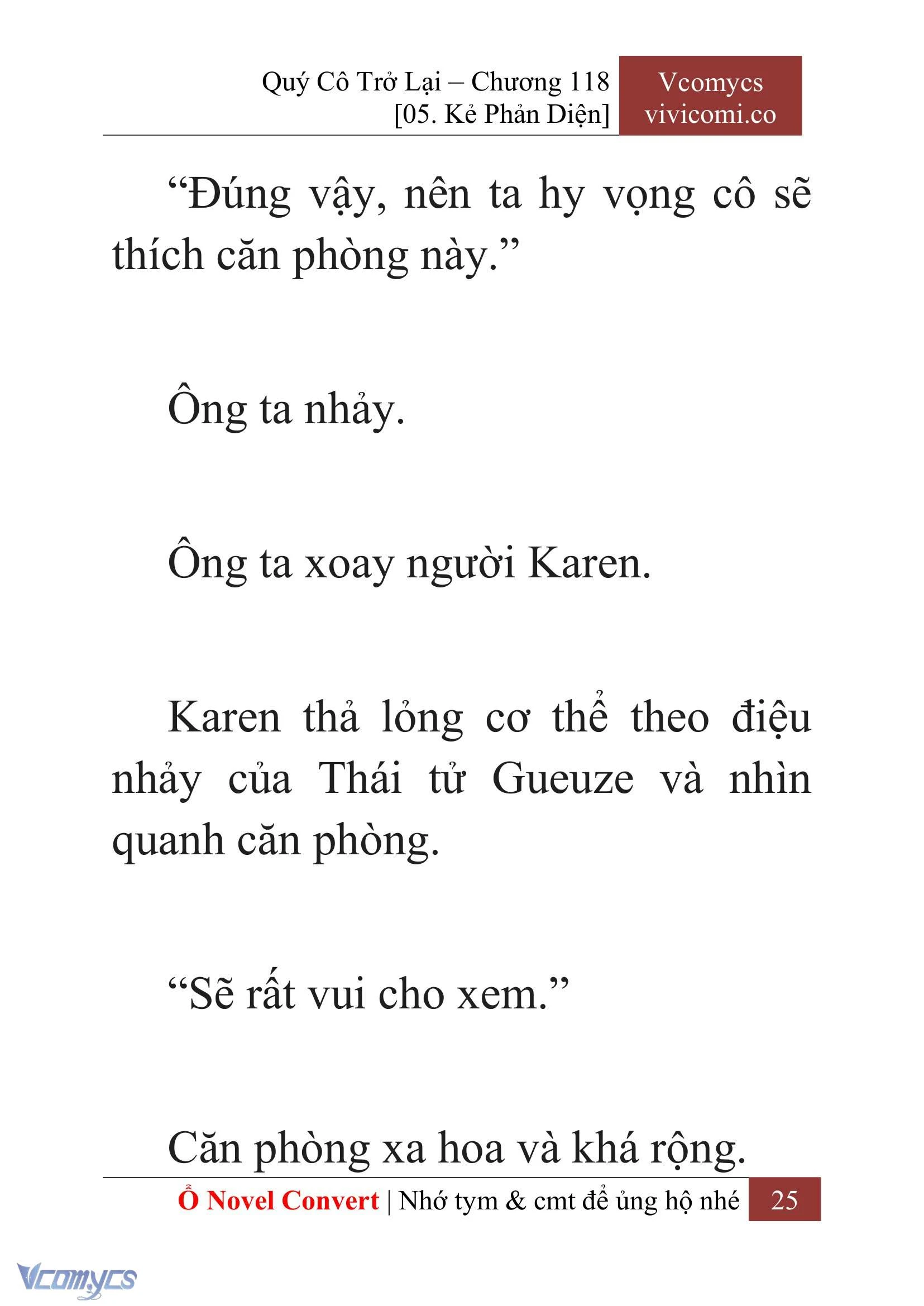 [Novel] Quý Cô Trở Lại Chapter  118 - 27
