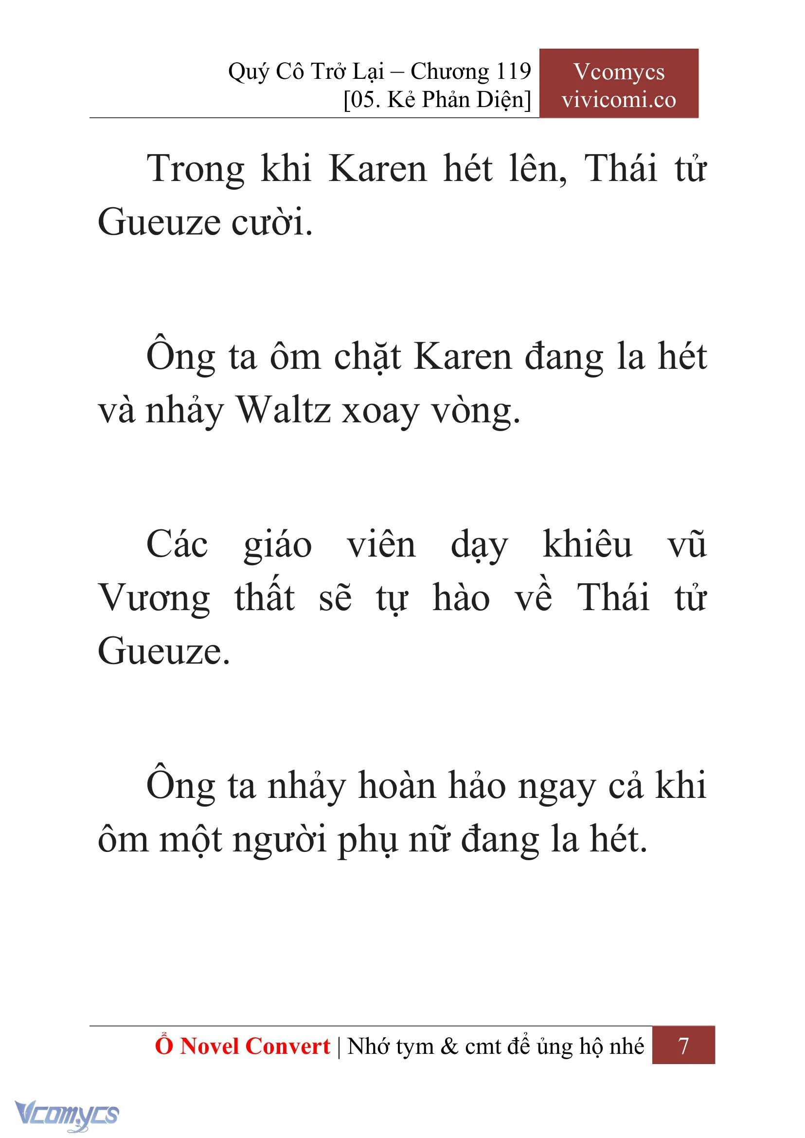 [Novel] Quý Cô Trở Lại Chapter  119 - 9
