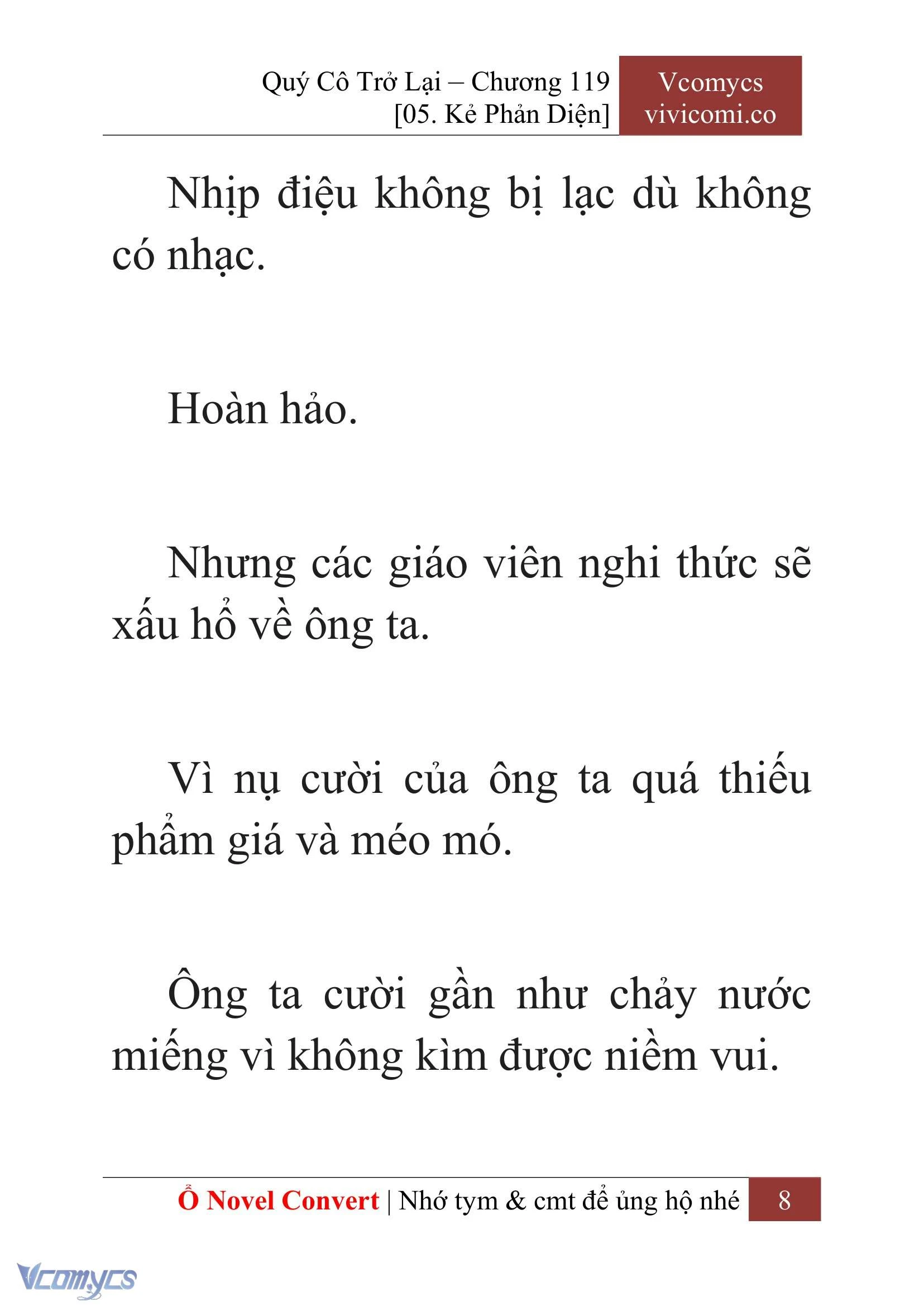 [Novel] Quý Cô Trở Lại Chapter  119 - 10
