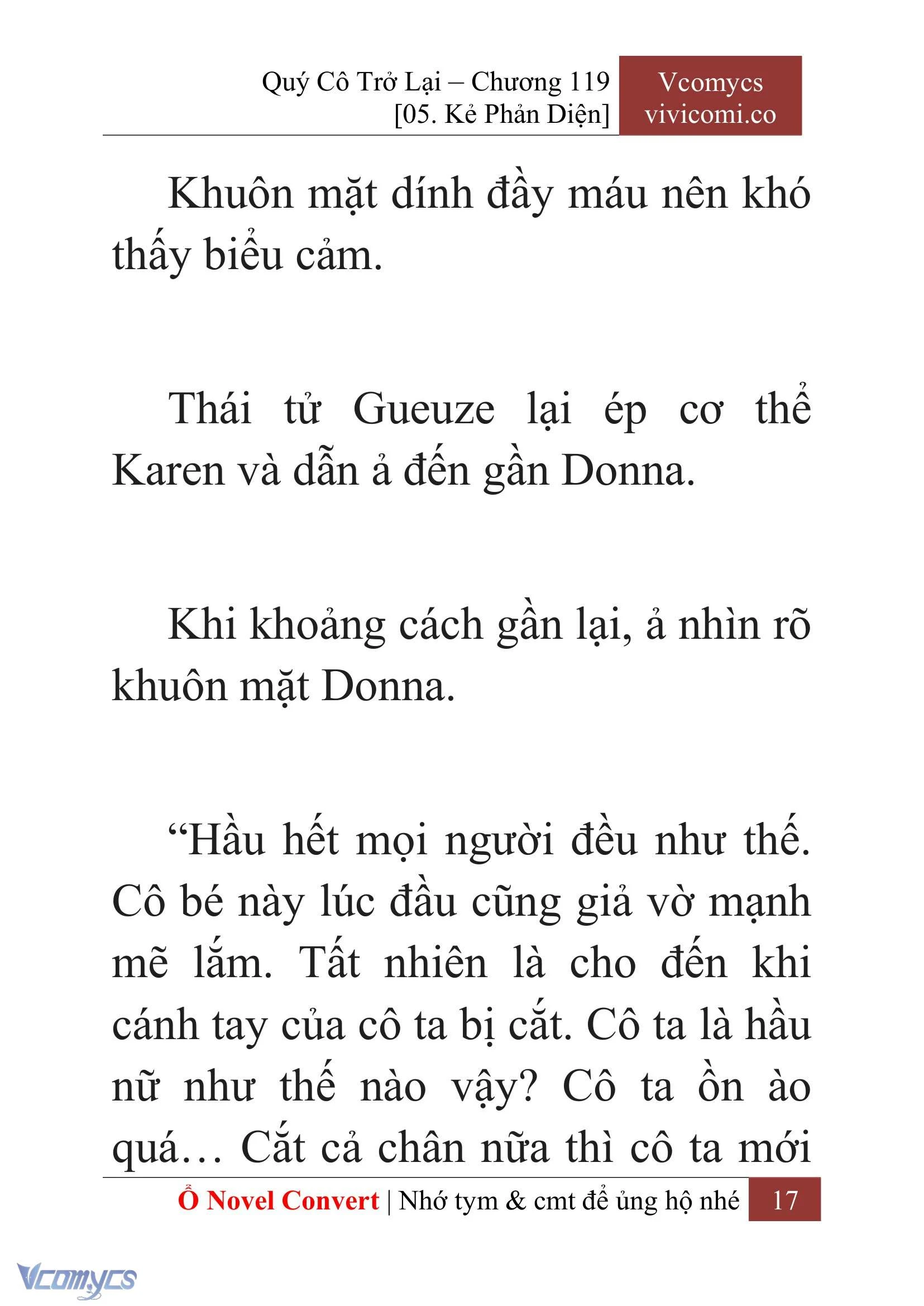 [Novel] Quý Cô Trở Lại Chapter  119 - 19