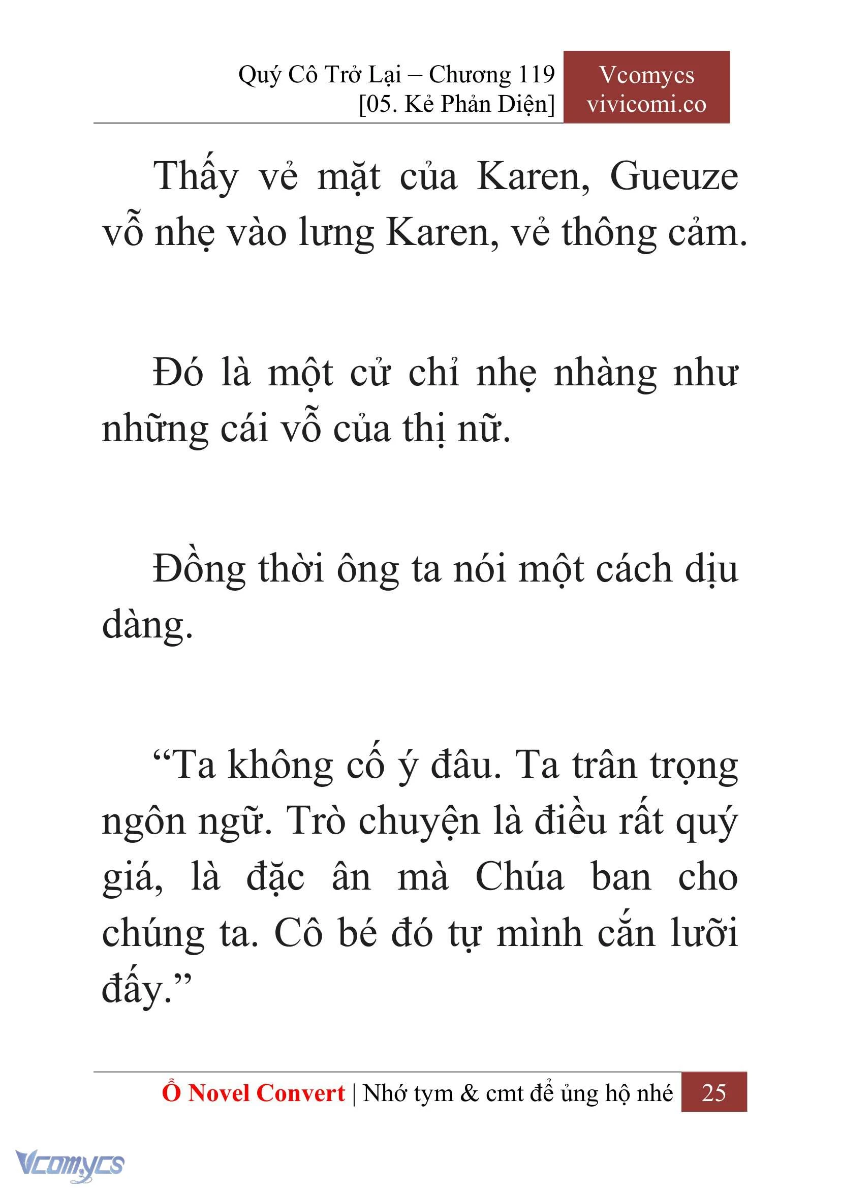 [Novel] Quý Cô Trở Lại Chapter  119 - 27