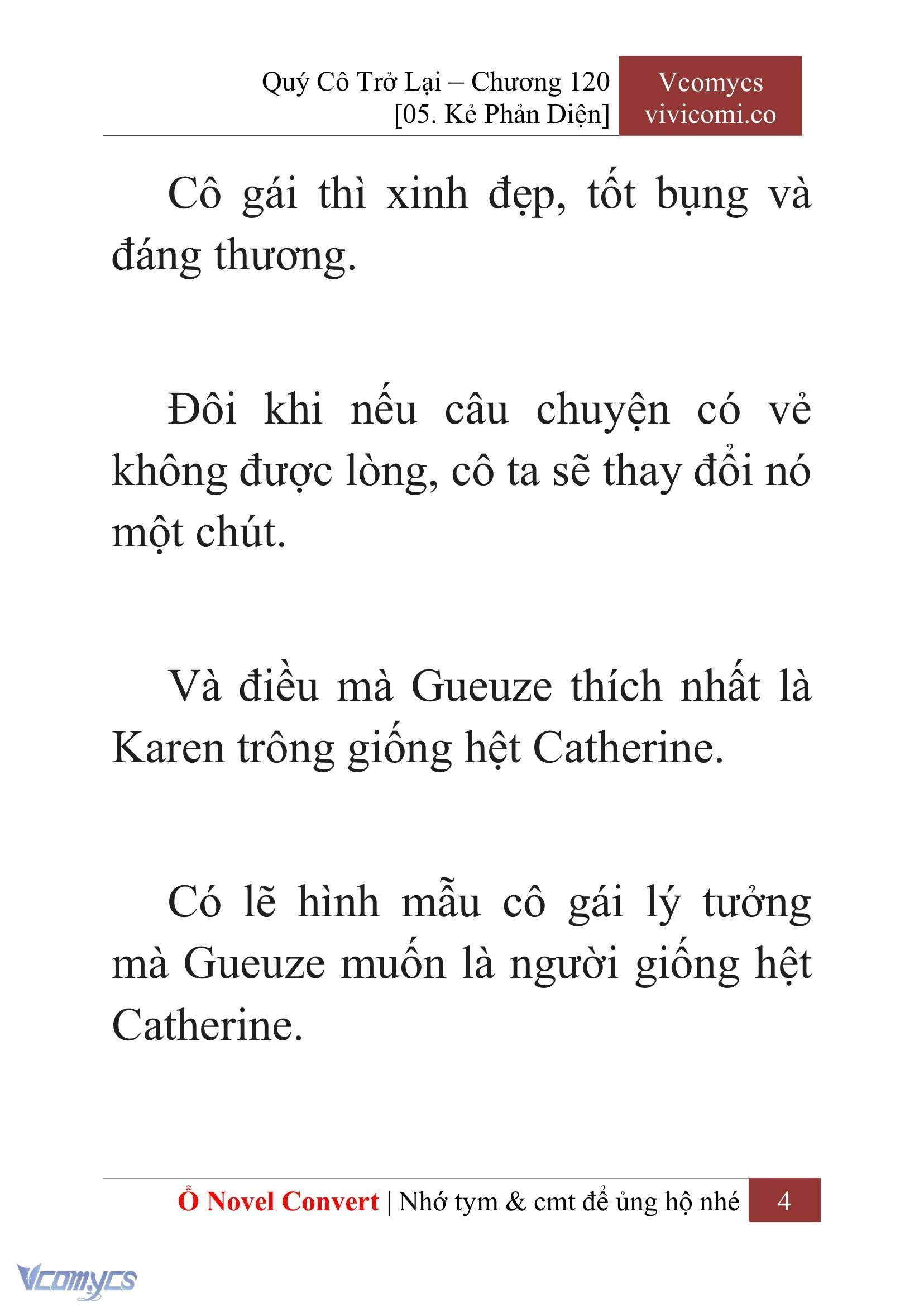 [Novel] Quý Cô Trở Lại Chapter  120 - 6