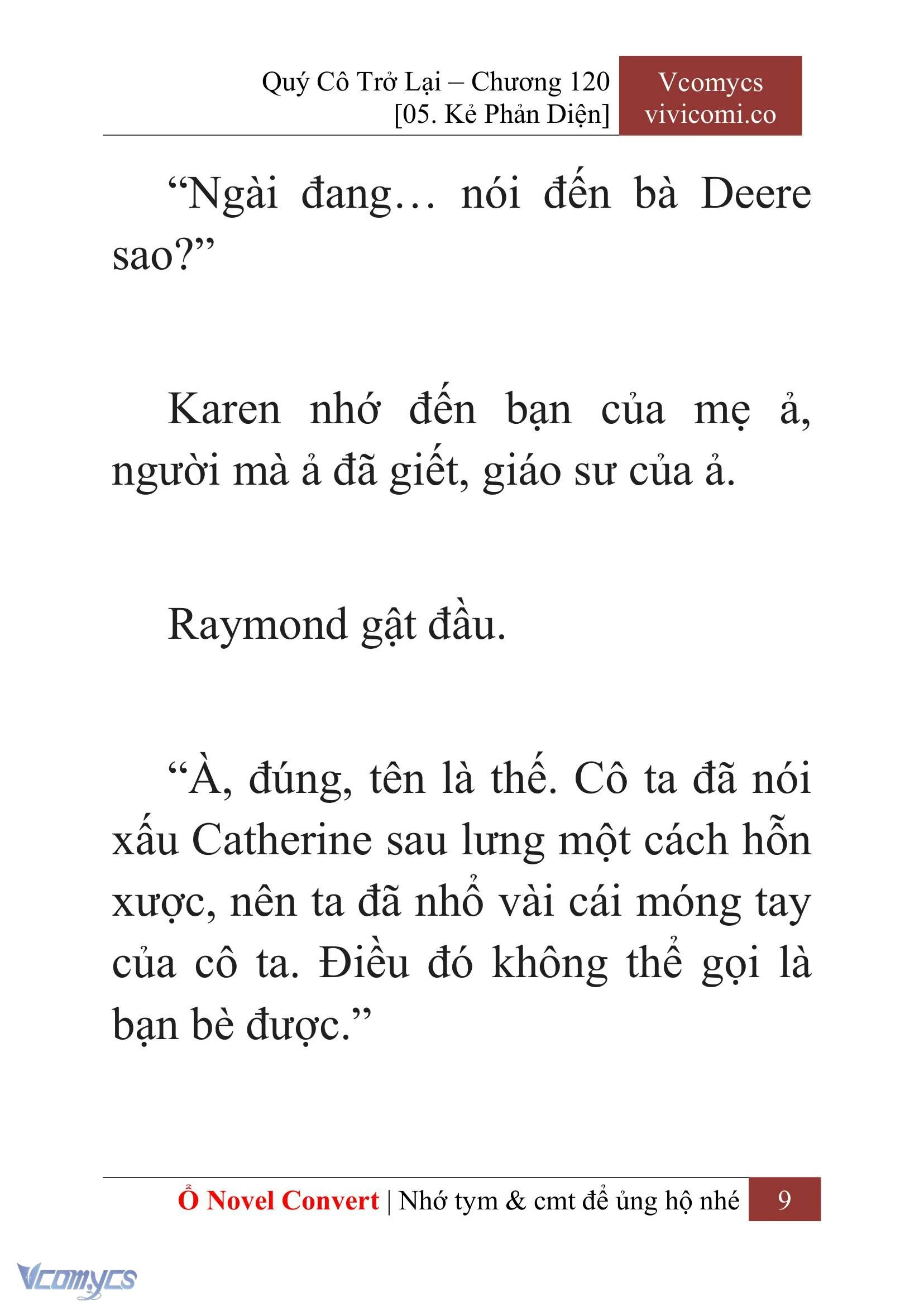 [Novel] Quý Cô Trở Lại Chapter  120 - 11