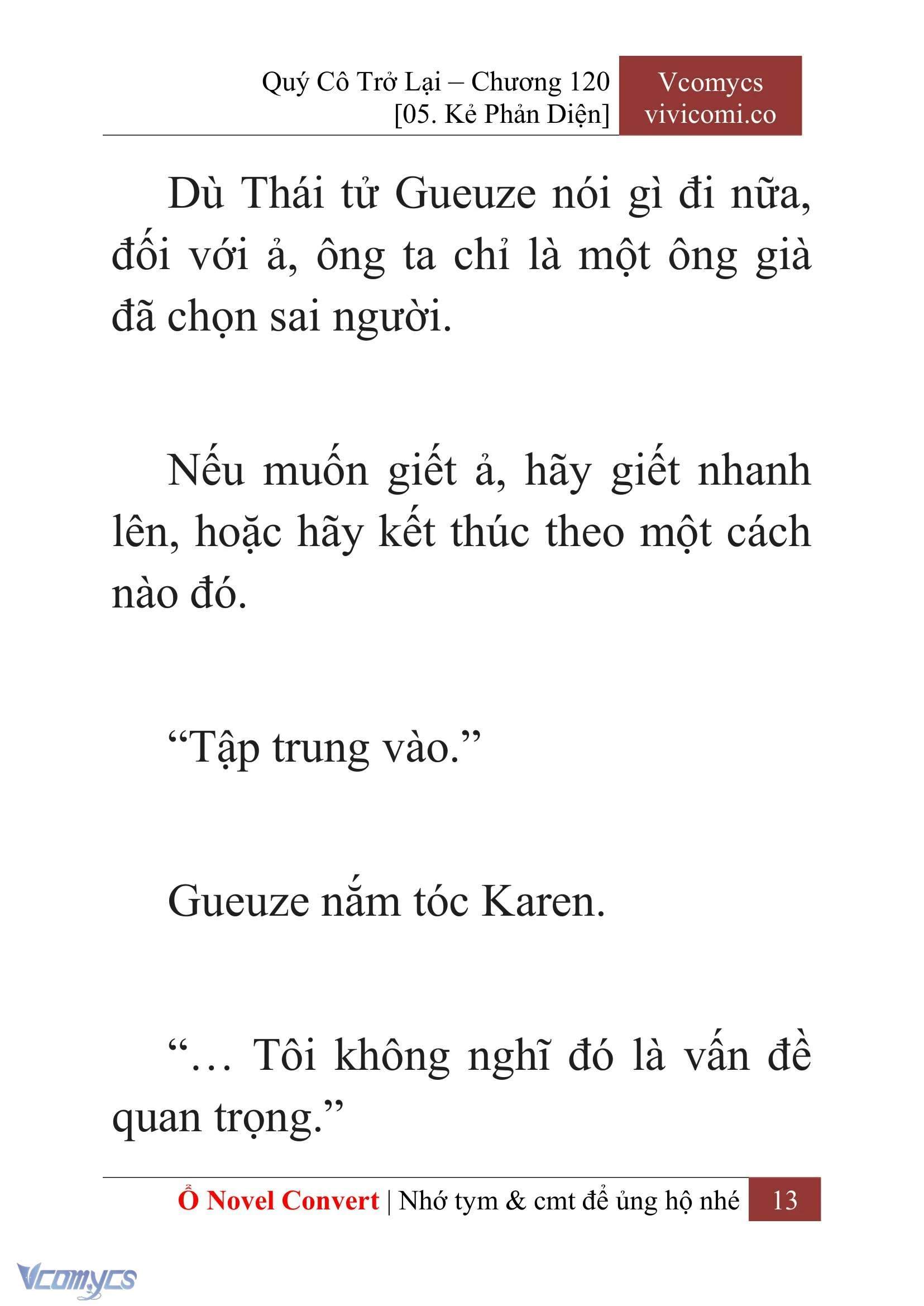 [Novel] Quý Cô Trở Lại Chapter  120 - 15