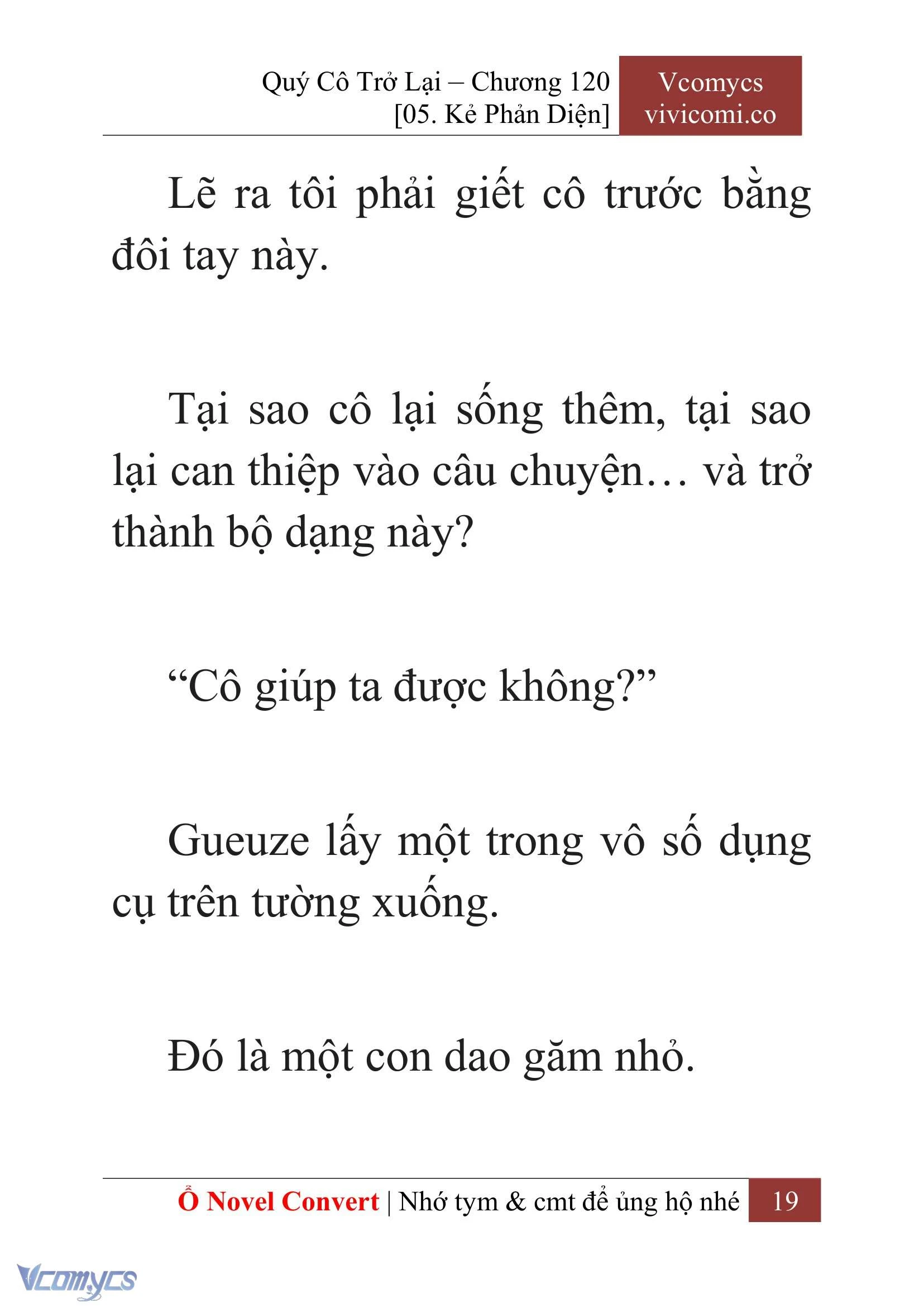 [Novel] Quý Cô Trở Lại Chapter  120 - 21