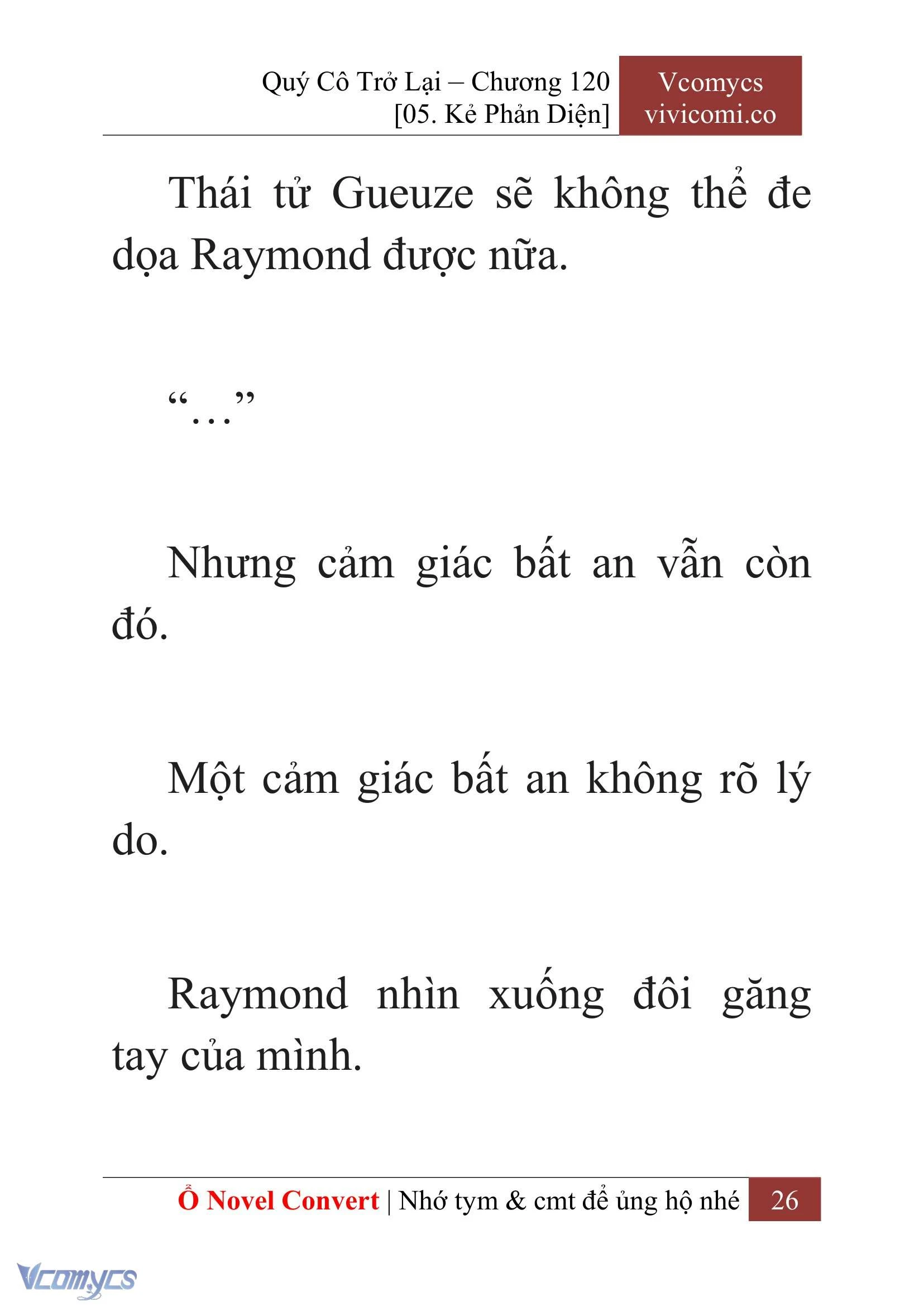 [Novel] Quý Cô Trở Lại Chapter  120 - 28