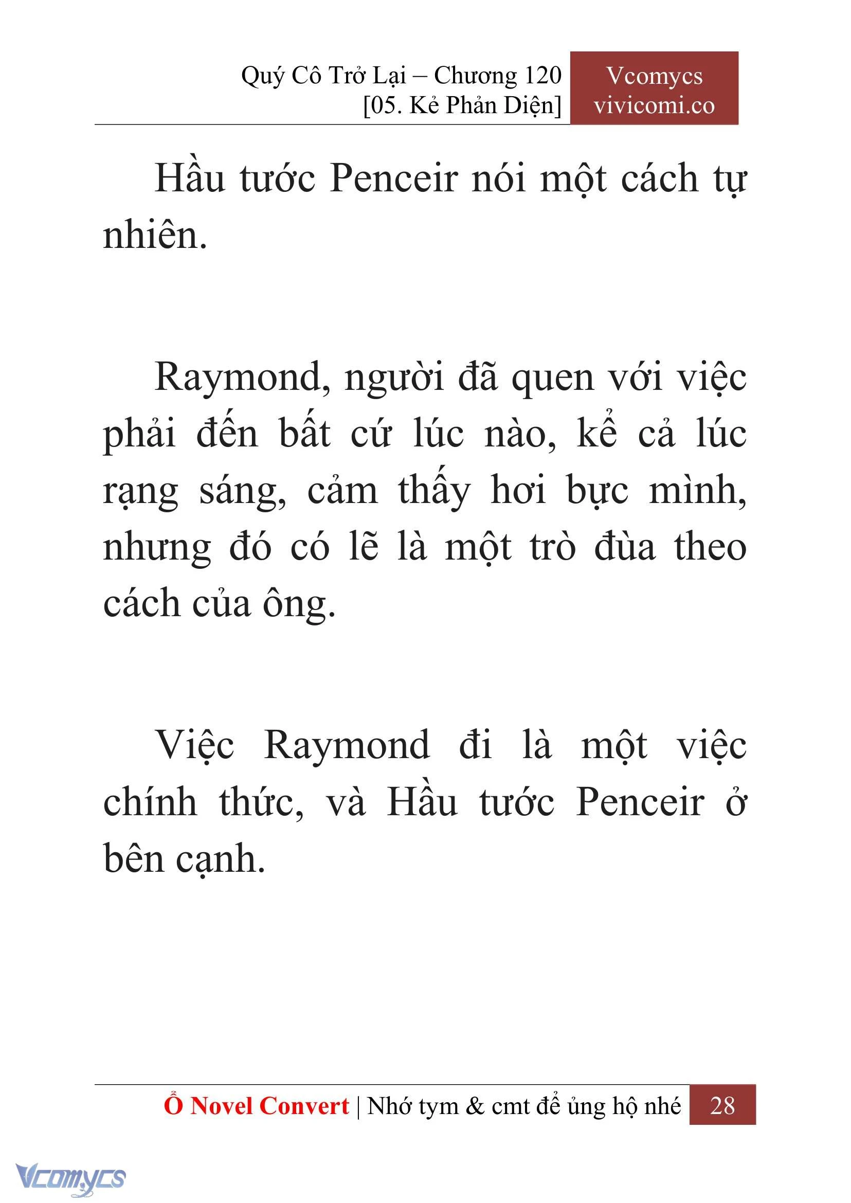 [Novel] Quý Cô Trở Lại Chapter  120 - 30