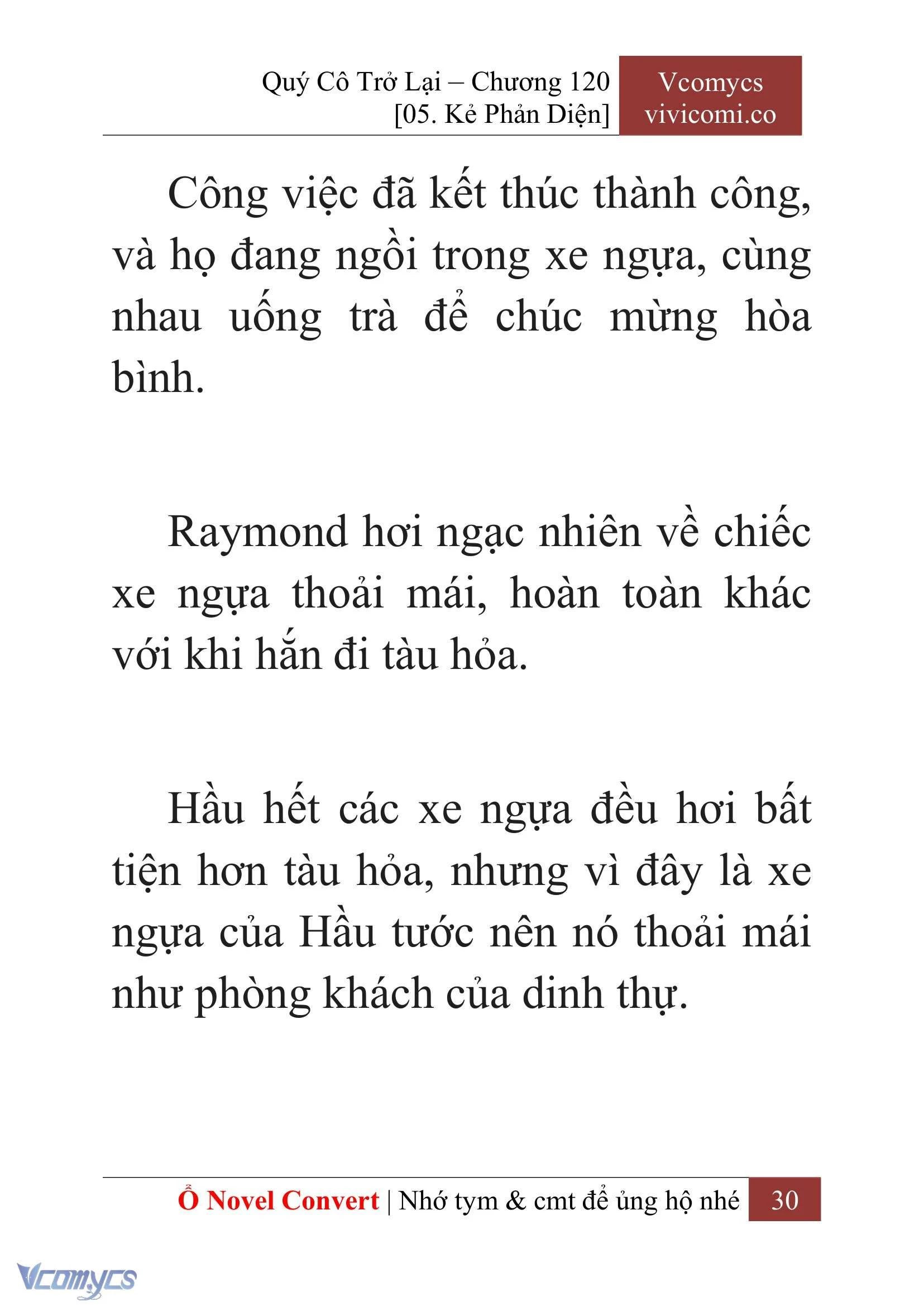 [Novel] Quý Cô Trở Lại Chapter  120 - 32