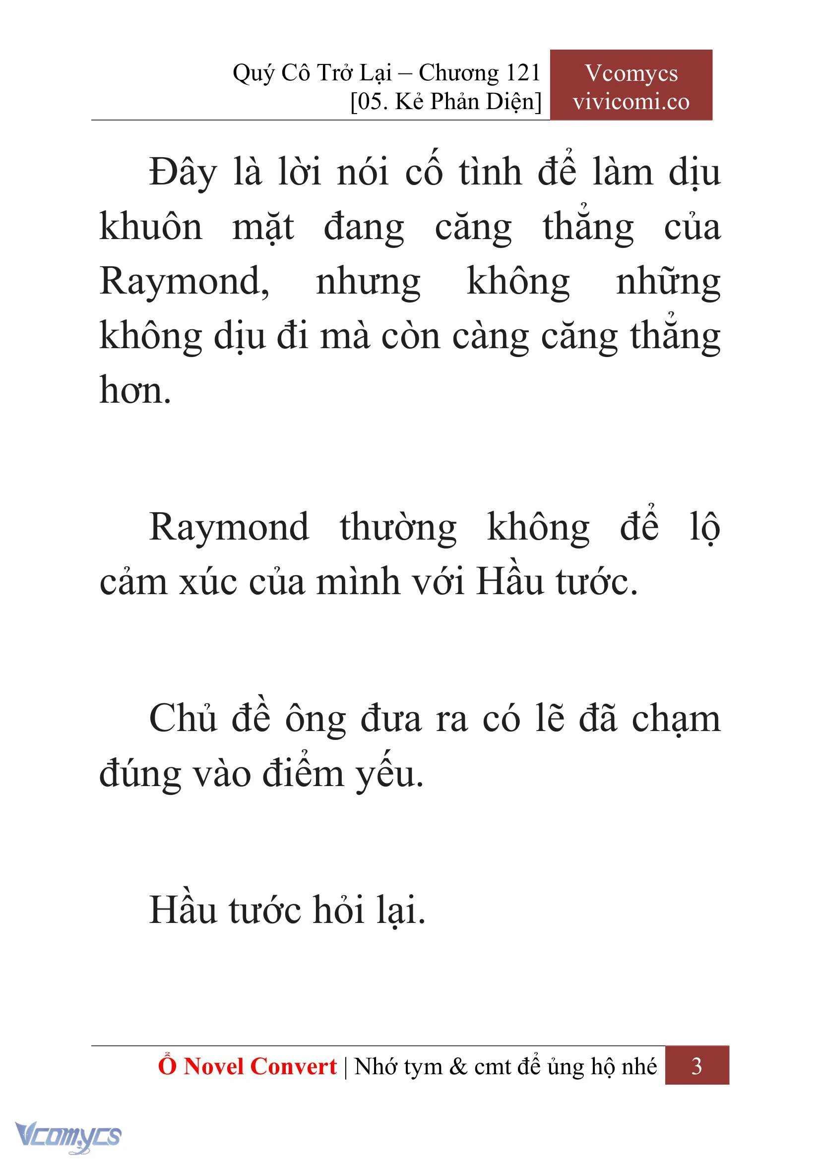 [Novel] Quý Cô Trở Lại Chapter  121 - 5