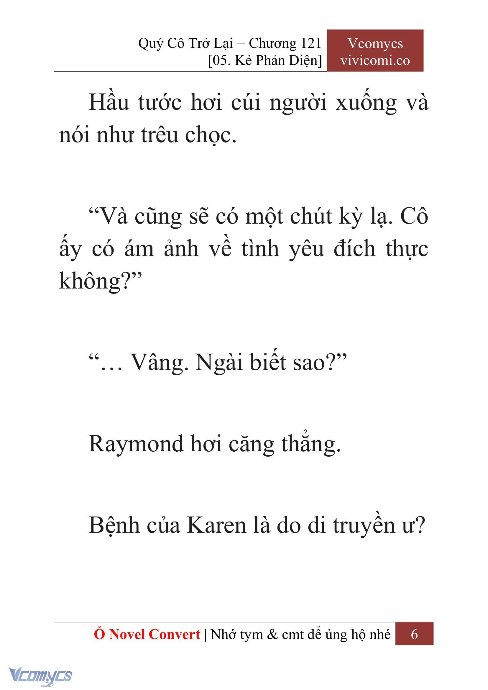 [Novel] Quý Cô Trở Lại Chapter  121 - 8