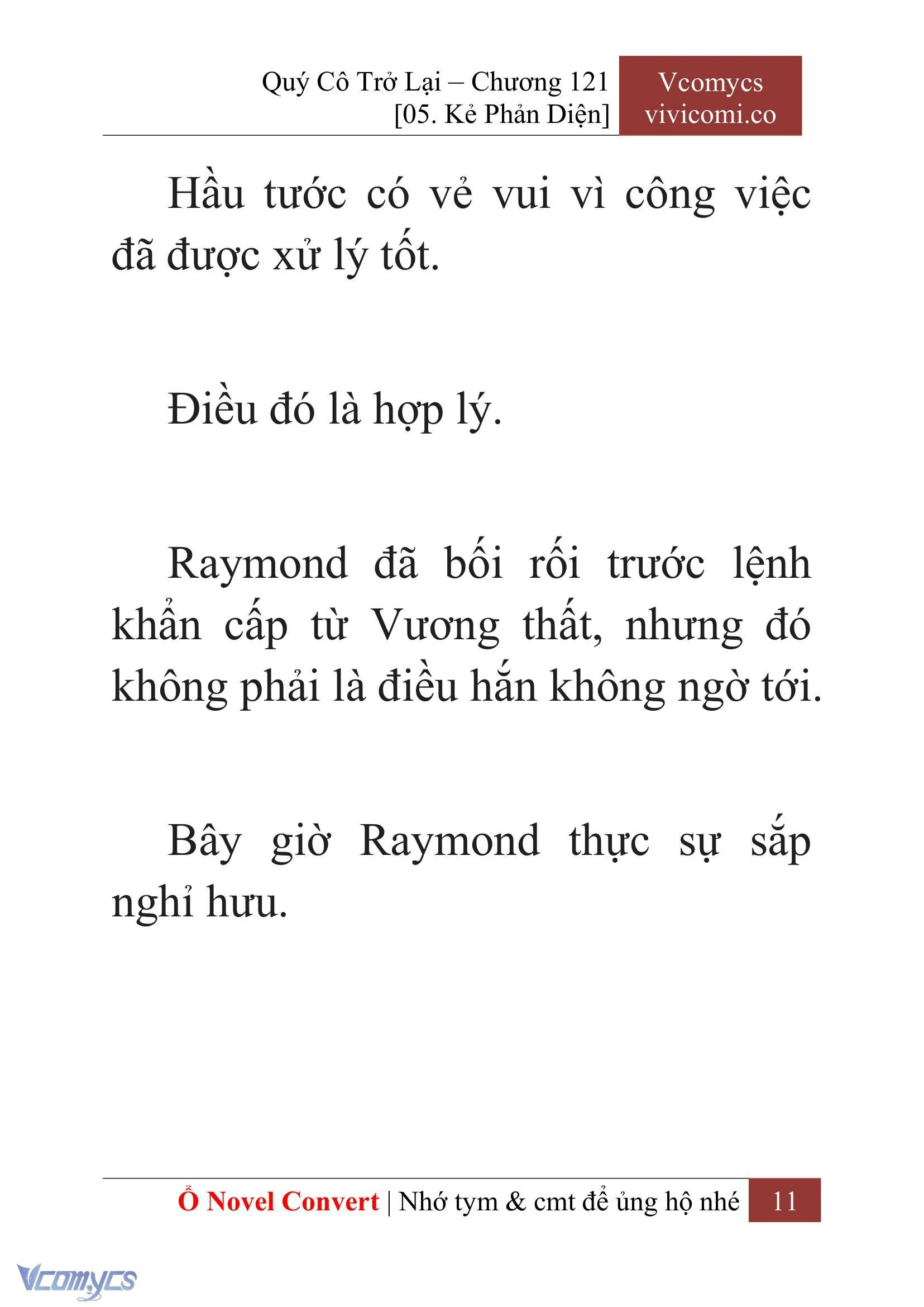 [Novel] Quý Cô Trở Lại Chapter  121 - 13