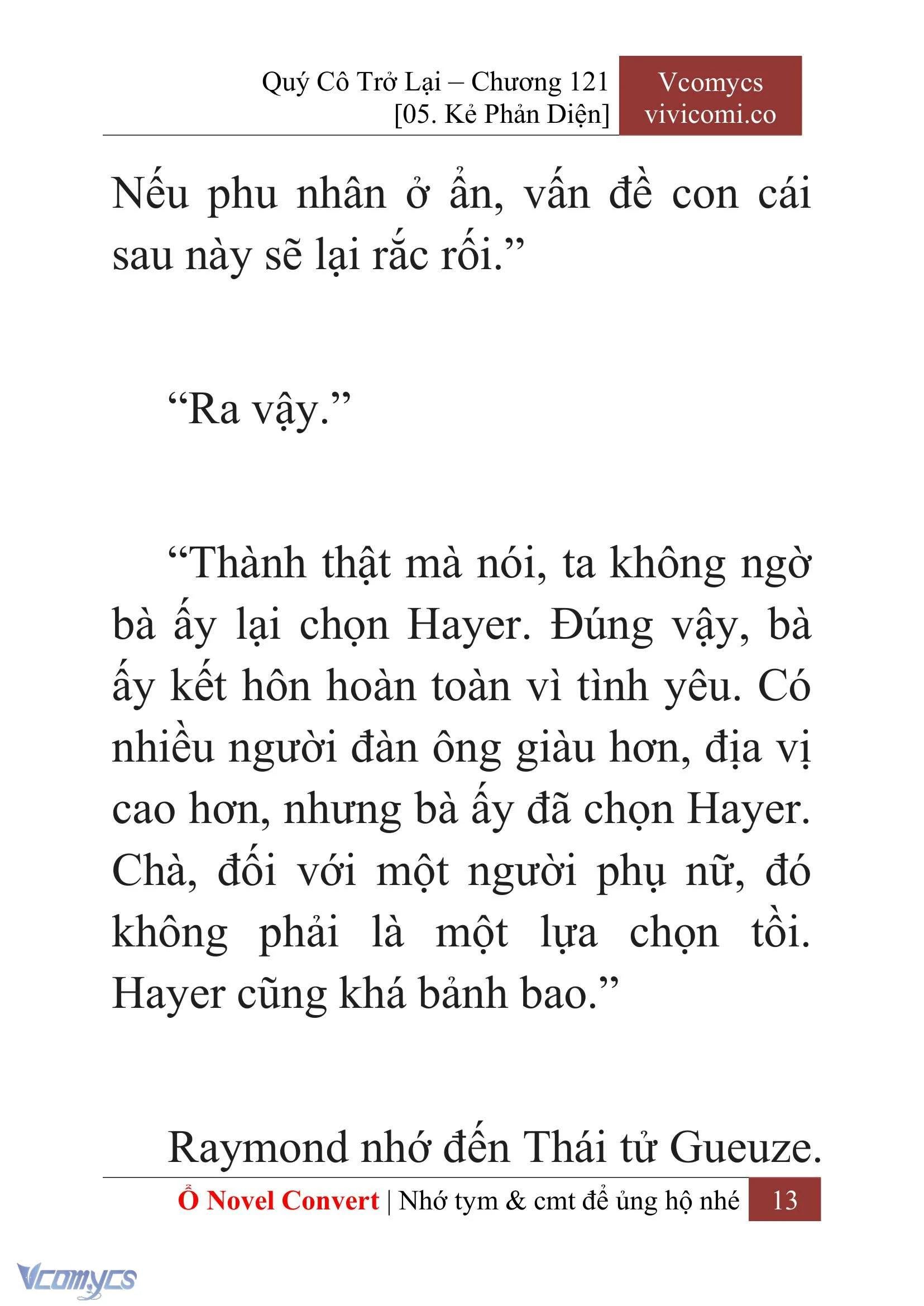 [Novel] Quý Cô Trở Lại Chapter  121 - 15
