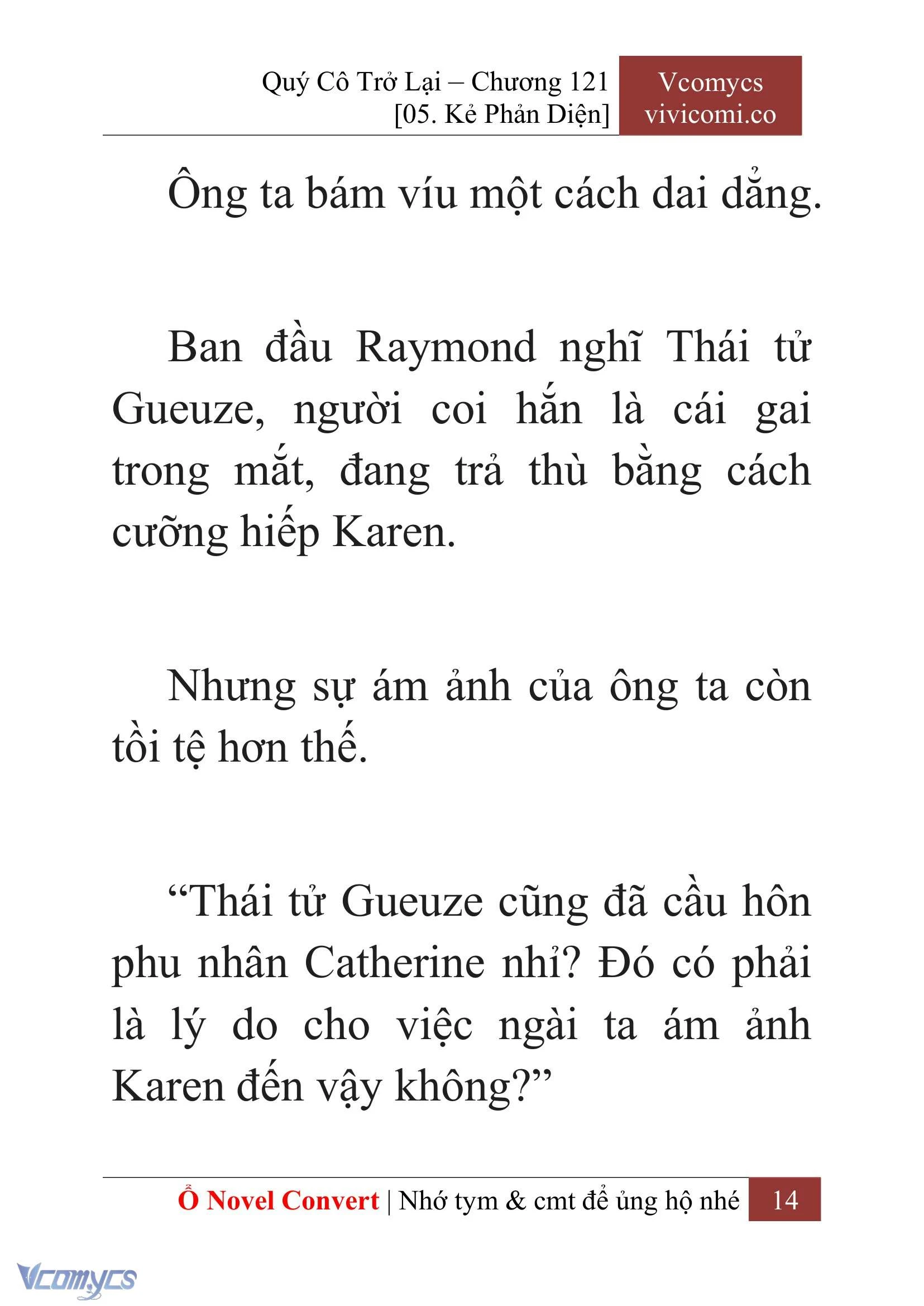 [Novel] Quý Cô Trở Lại Chapter  121 - 16