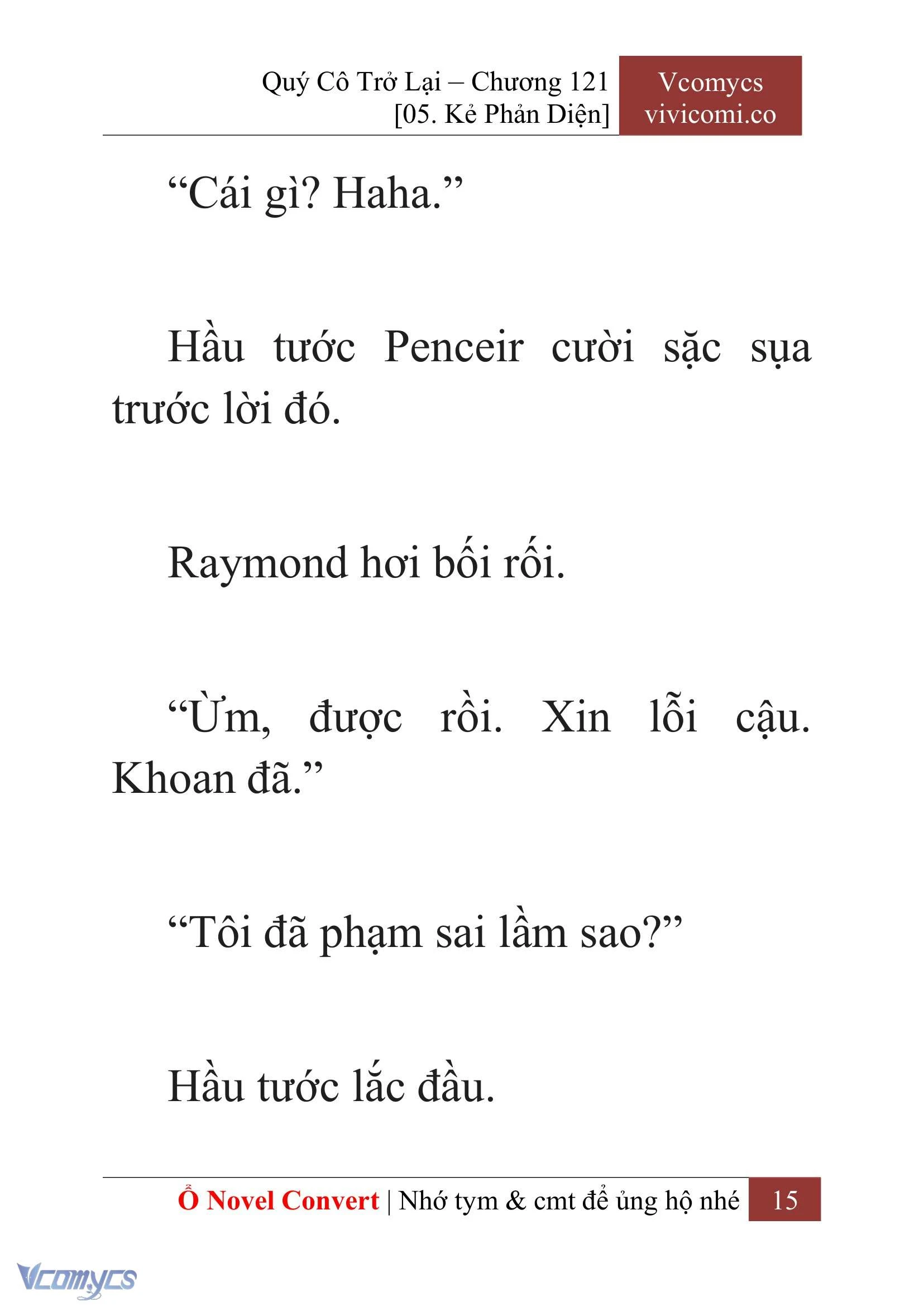 [Novel] Quý Cô Trở Lại Chapter  121 - 17