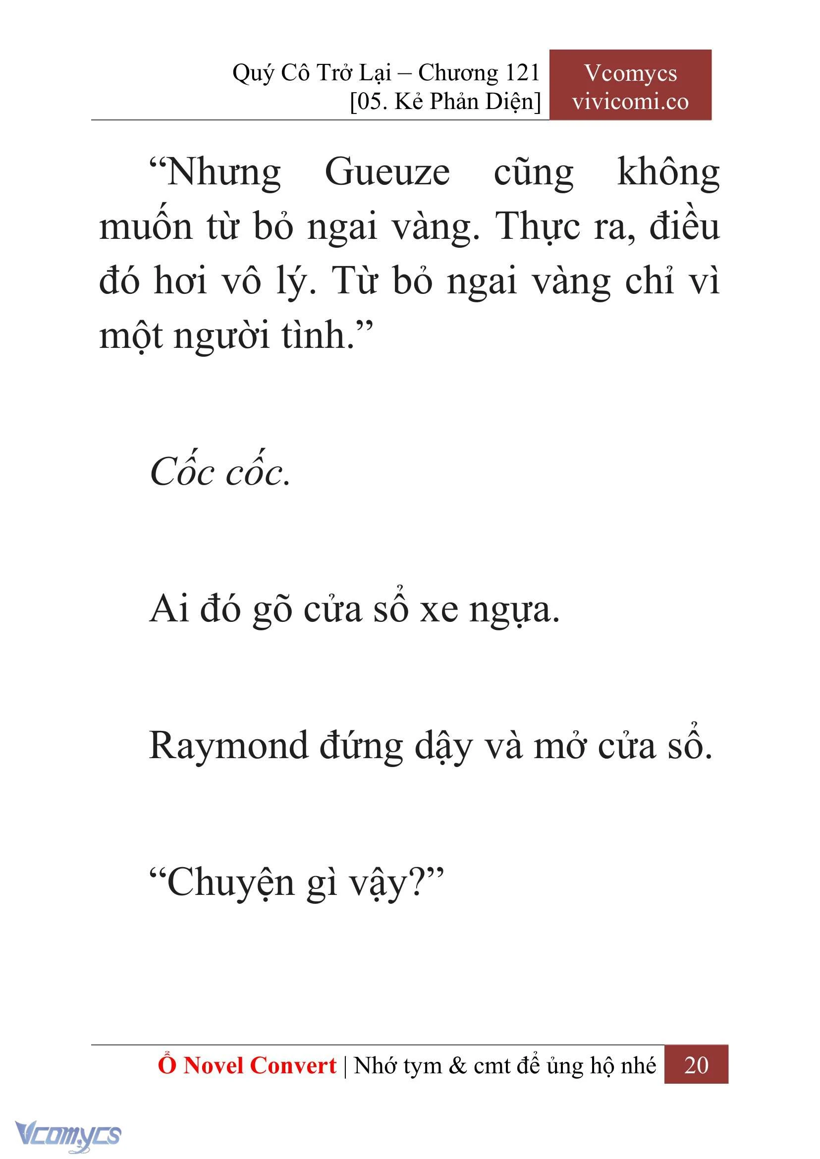 [Novel] Quý Cô Trở Lại Chapter  121 - 22