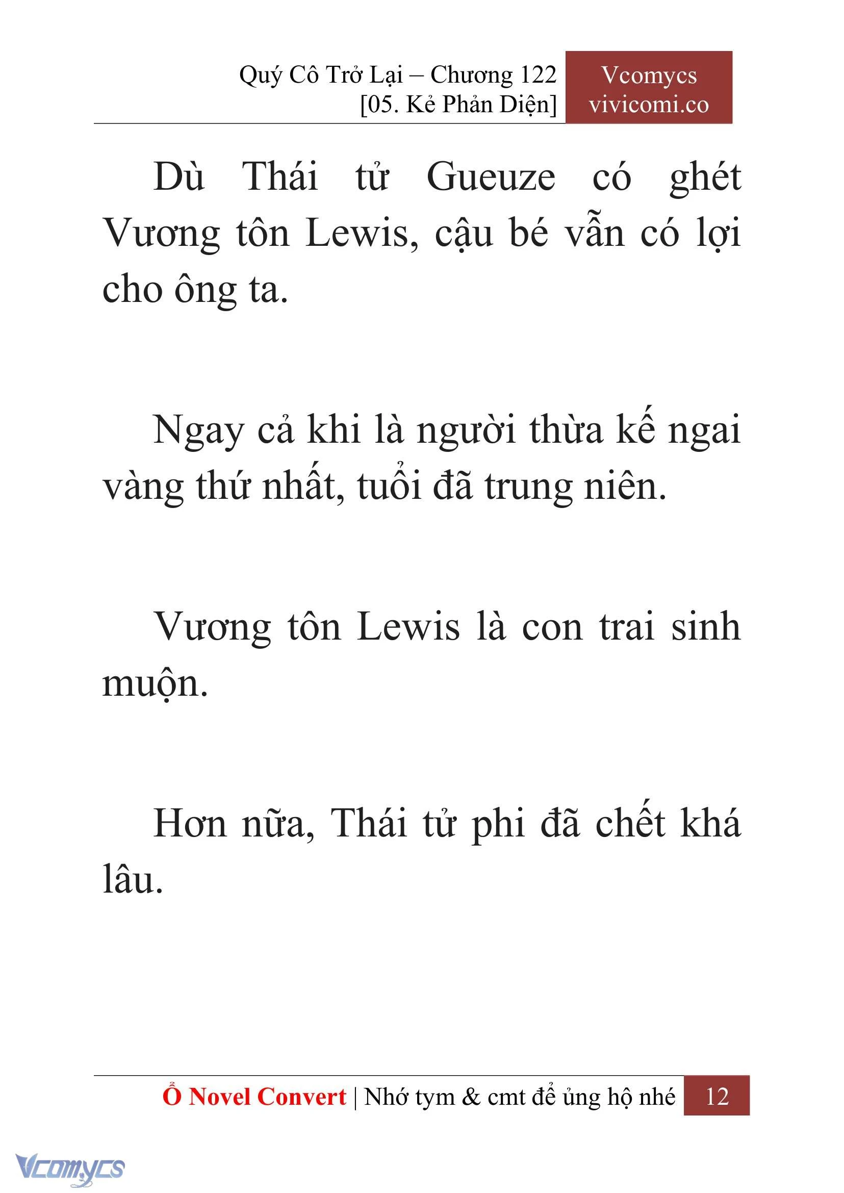 [Novel] Quý Cô Trở Lại Chapter  122 - 14