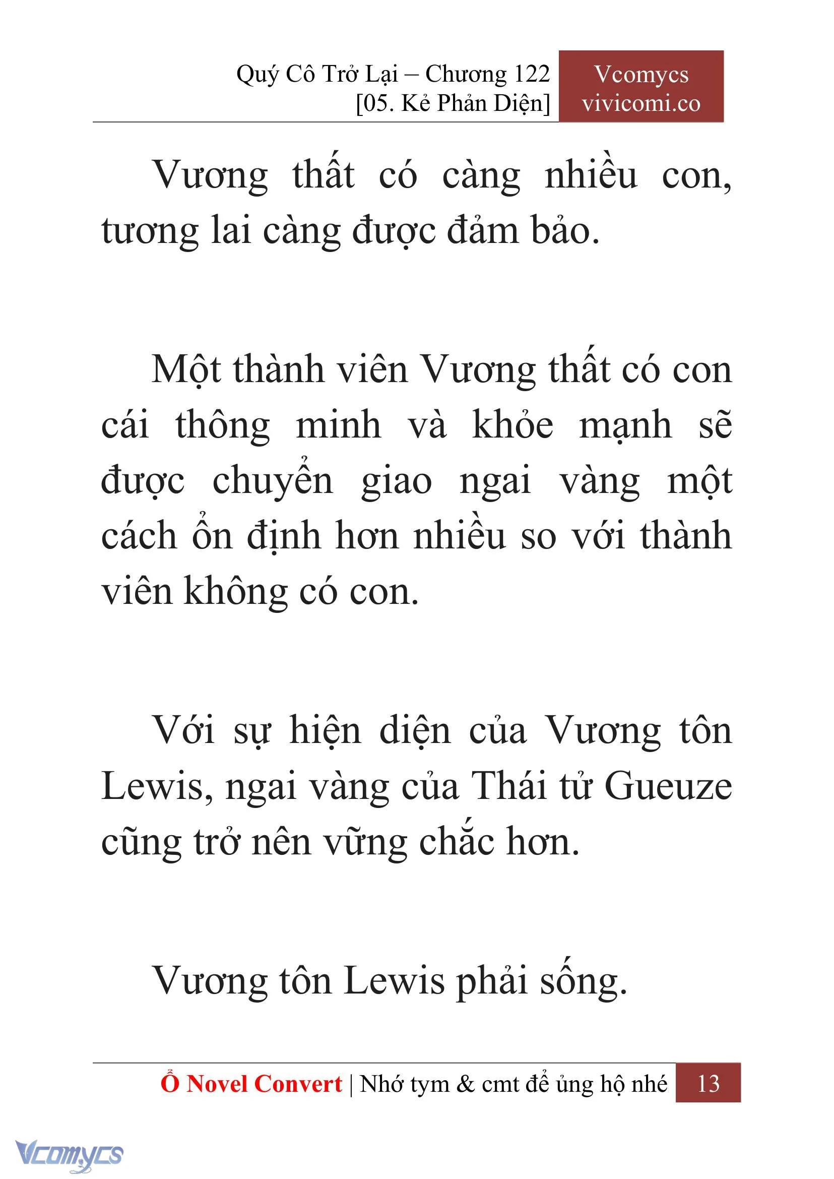 [Novel] Quý Cô Trở Lại Chapter  122 - 15
