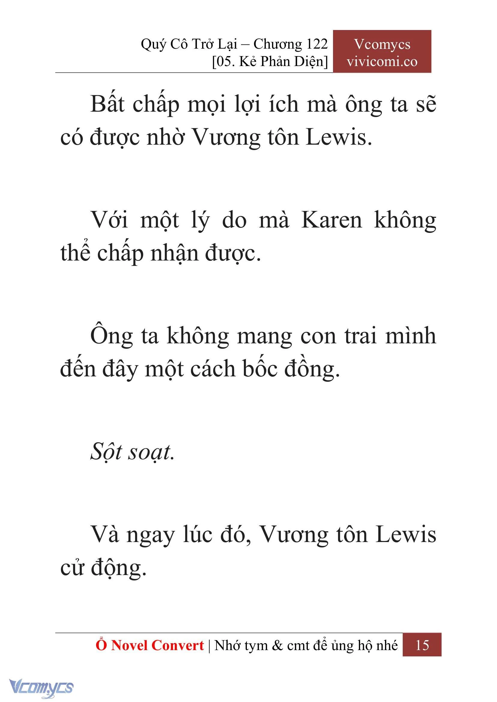 [Novel] Quý Cô Trở Lại Chapter  122 - 17