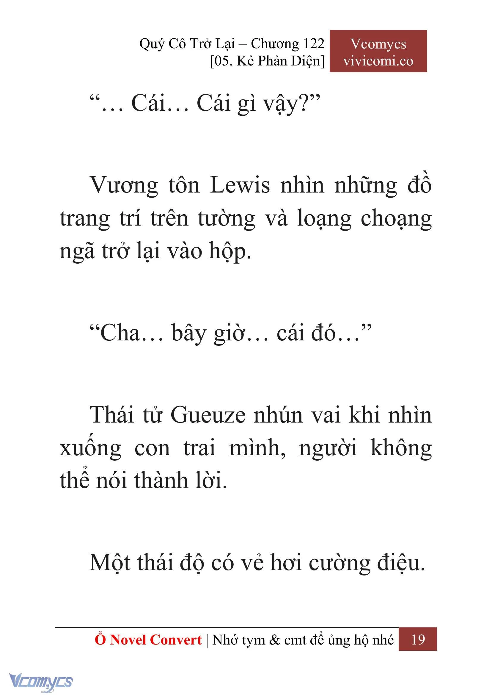 [Novel] Quý Cô Trở Lại Chapter  122 - 21