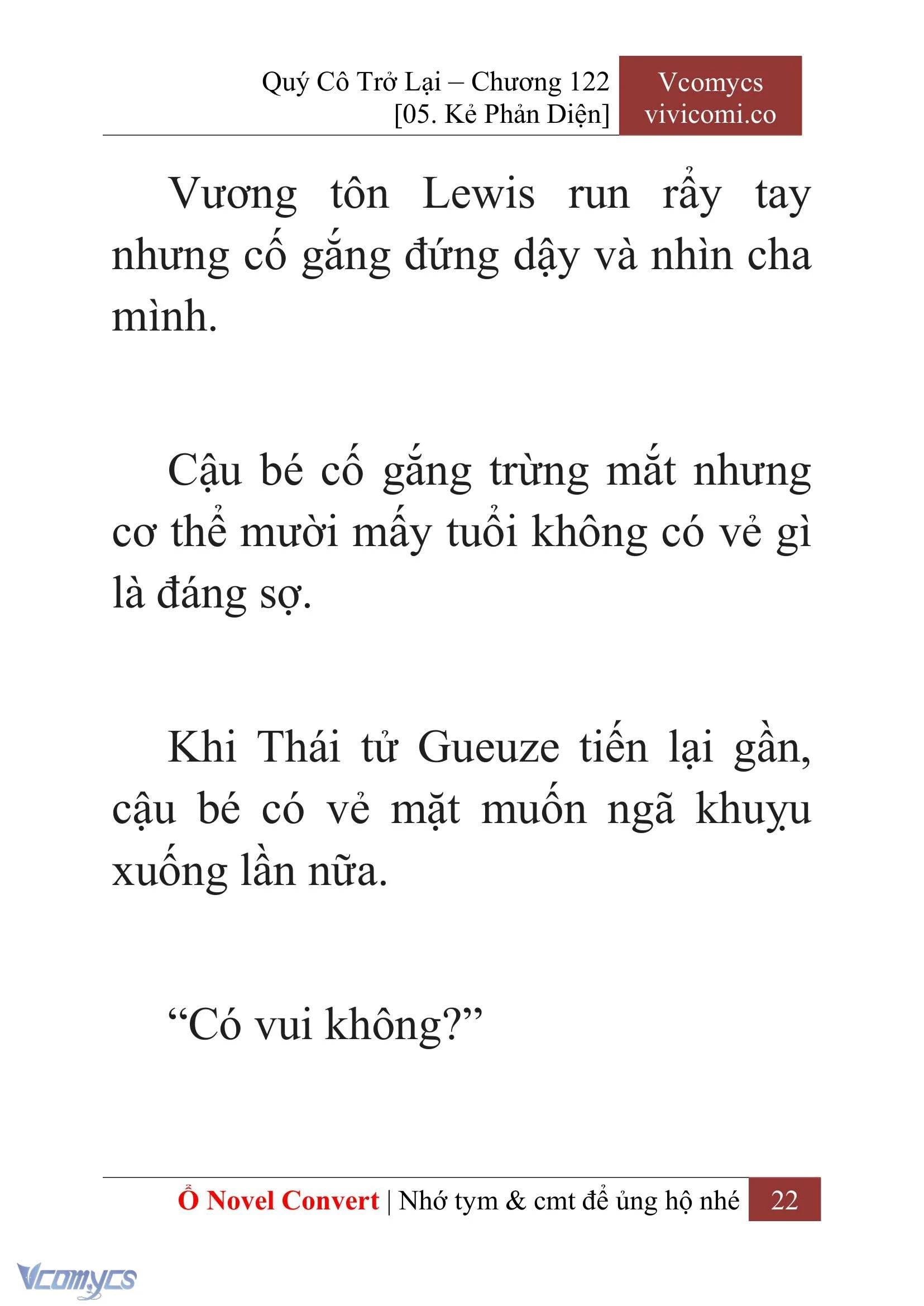 [Novel] Quý Cô Trở Lại Chapter  122 - 24