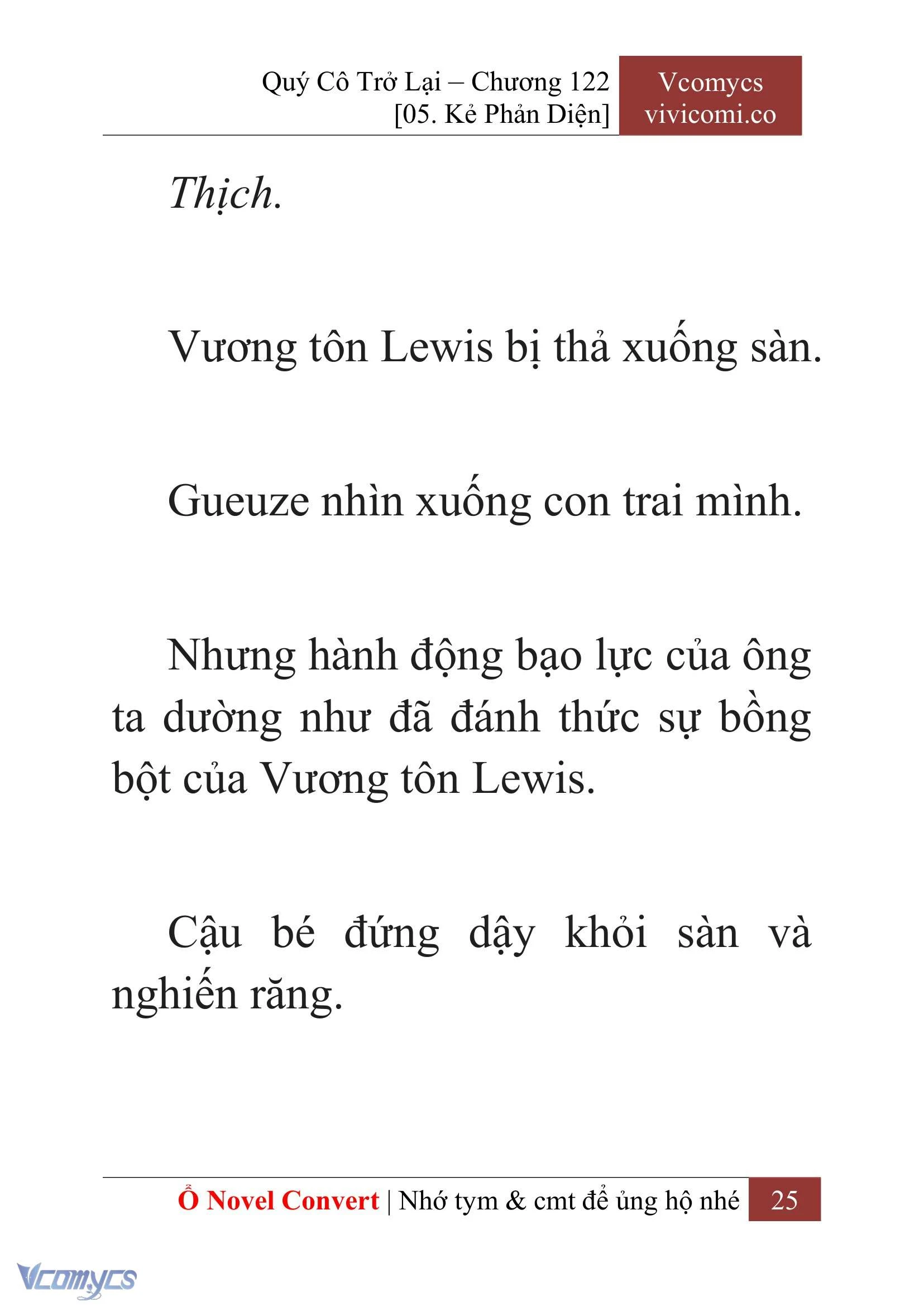 [Novel] Quý Cô Trở Lại Chapter  122 - 27