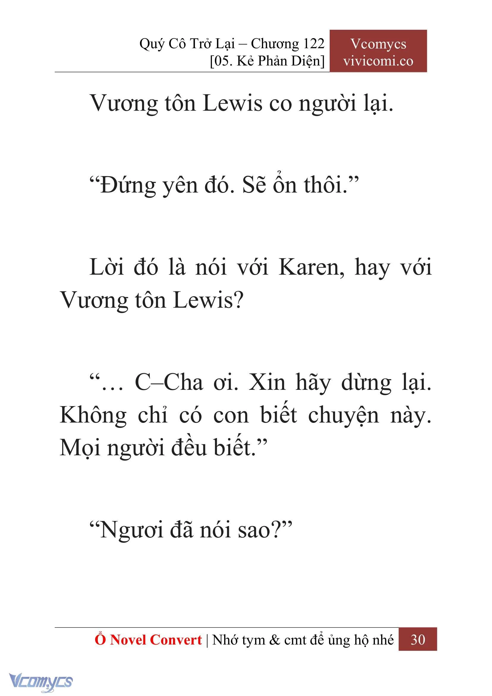 [Novel] Quý Cô Trở Lại Chapter  122 - 32