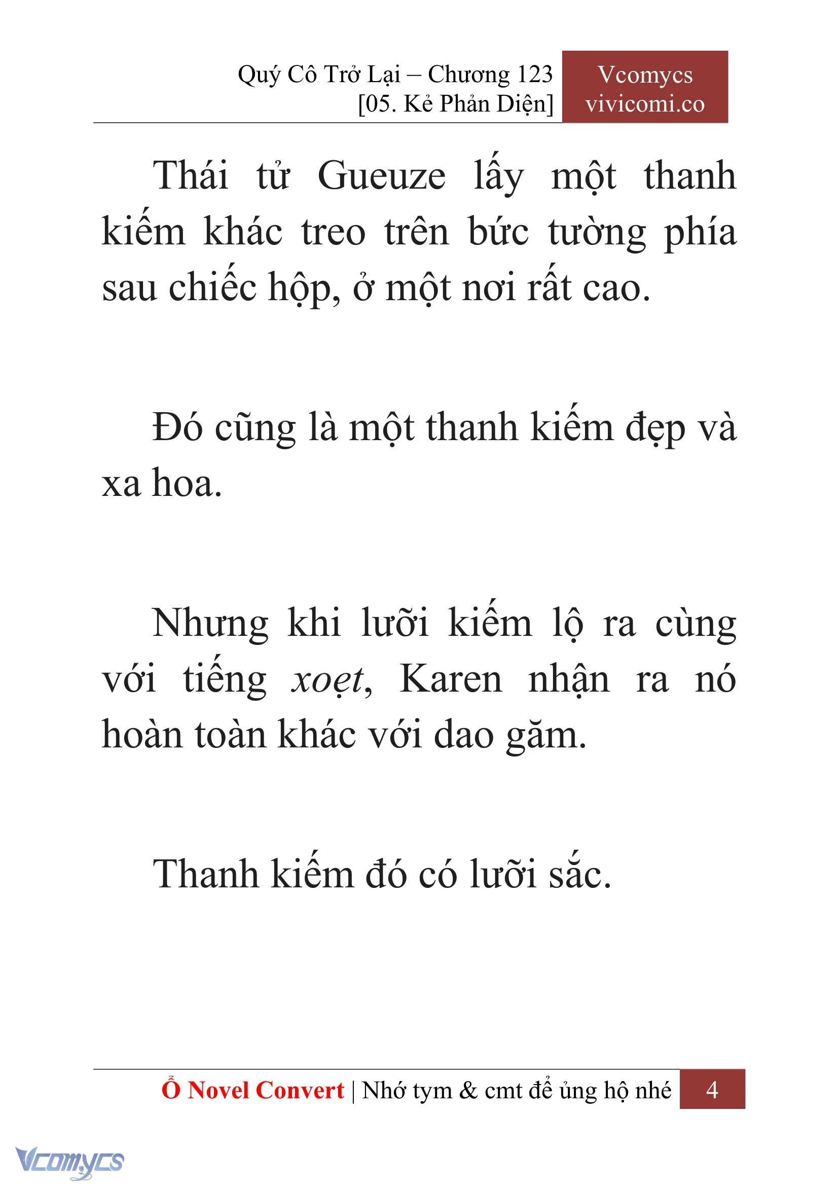 [Novel] Quý Cô Trở Lại Chapter  123 - 6