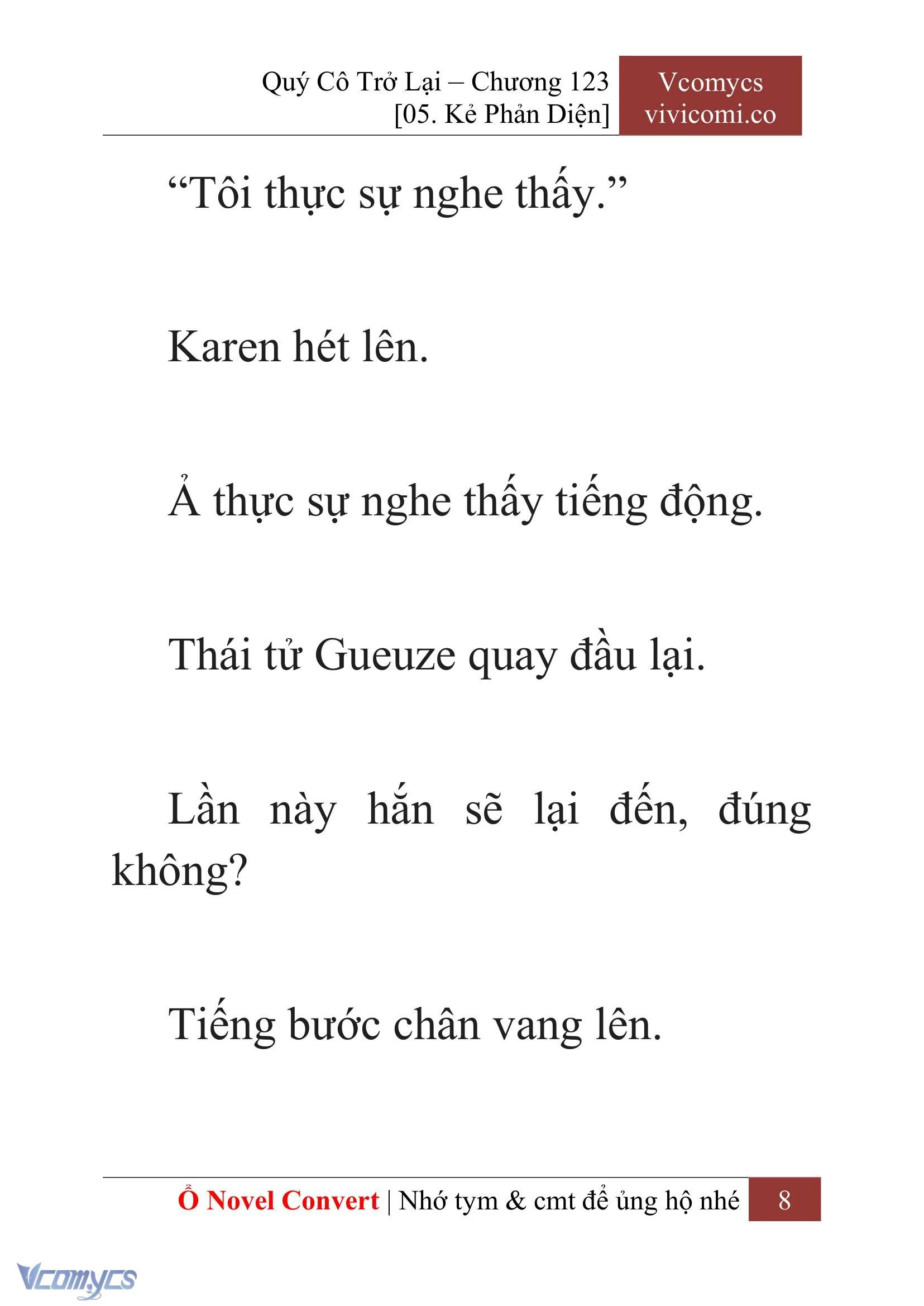 [Novel] Quý Cô Trở Lại Chapter  123 - 10