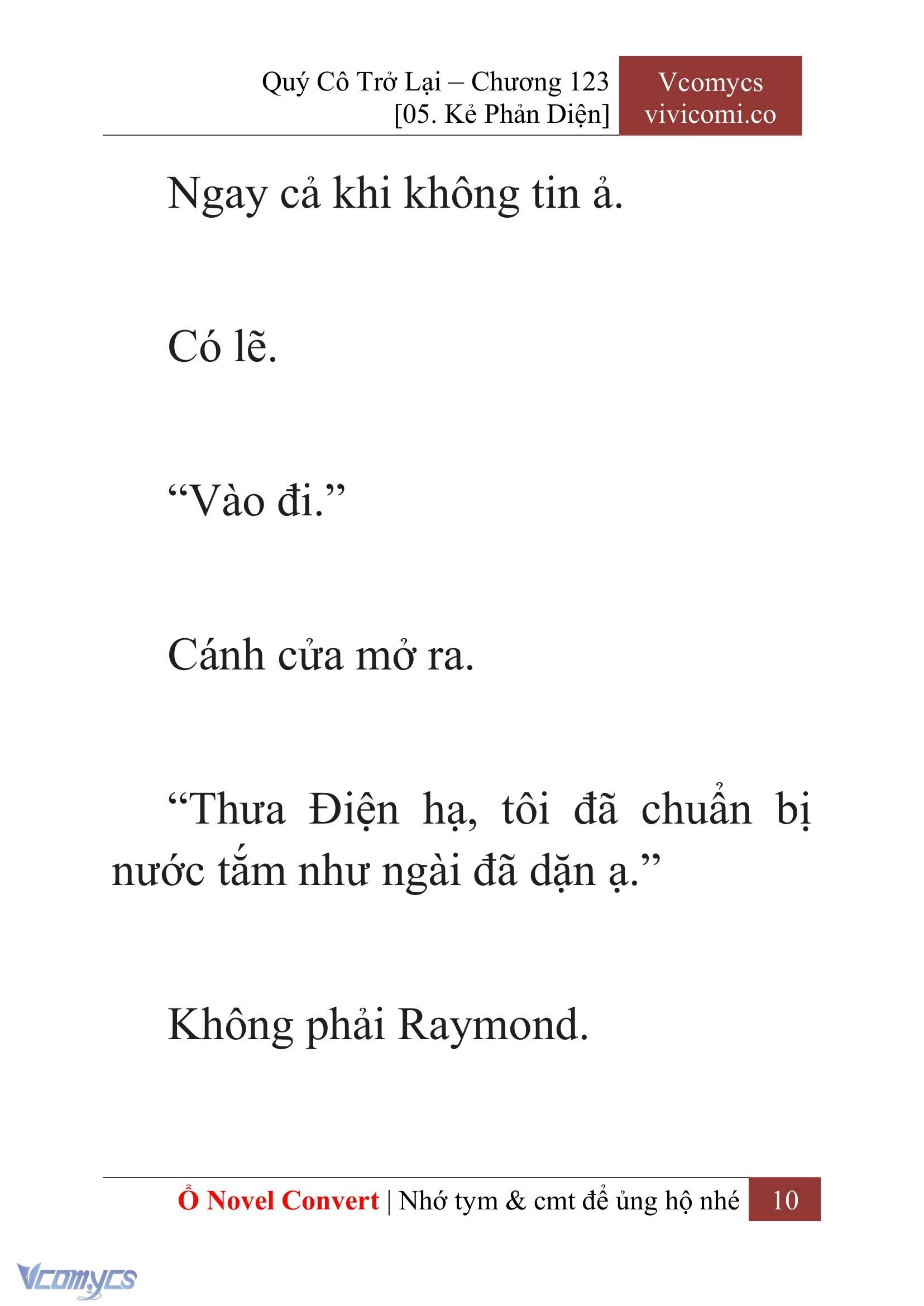 [Novel] Quý Cô Trở Lại Chapter  123 - 12