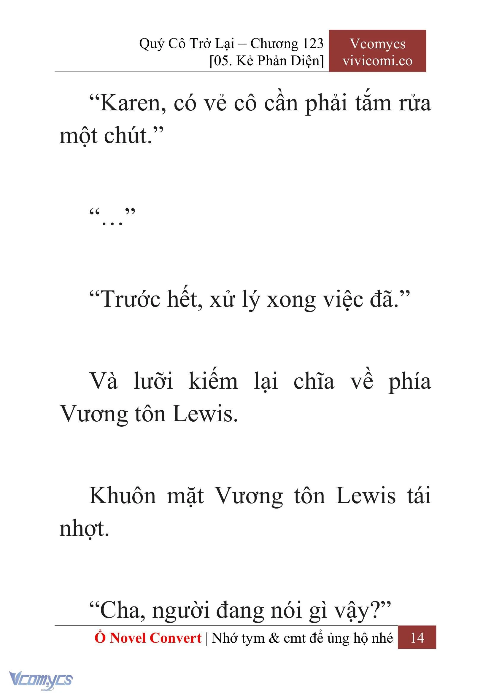 [Novel] Quý Cô Trở Lại Chapter  123 - 16