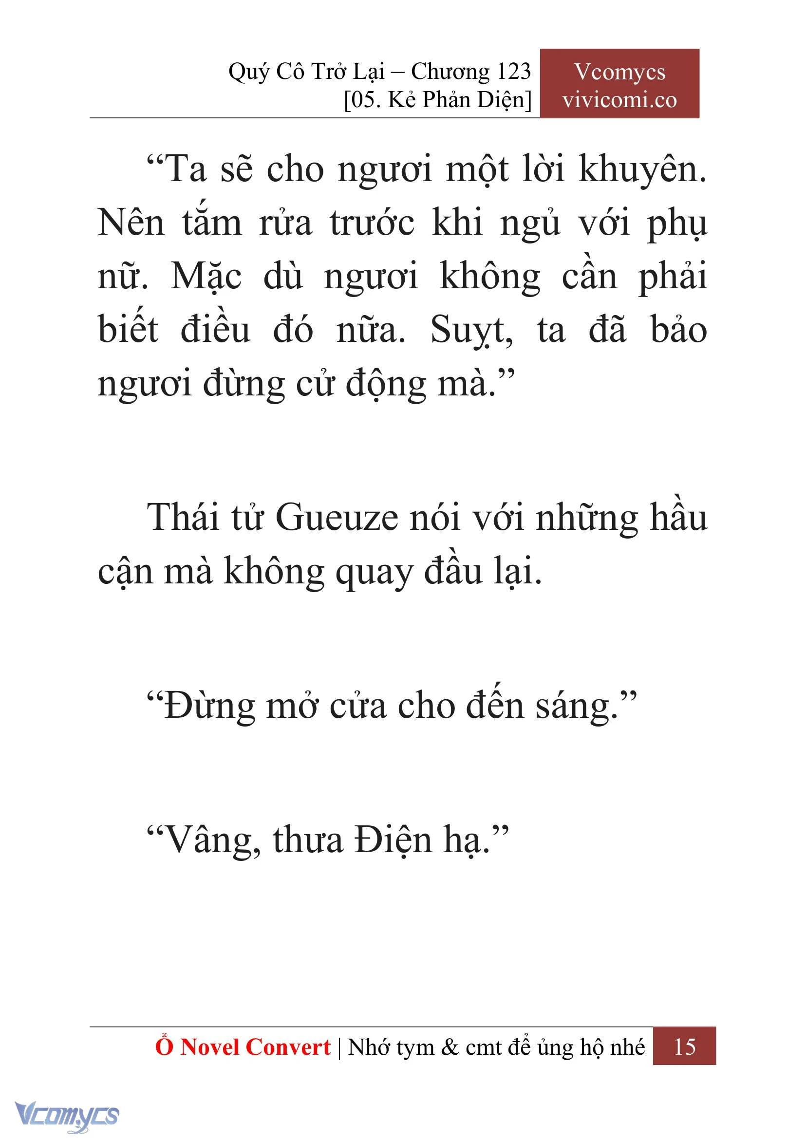[Novel] Quý Cô Trở Lại Chapter  123 - 17