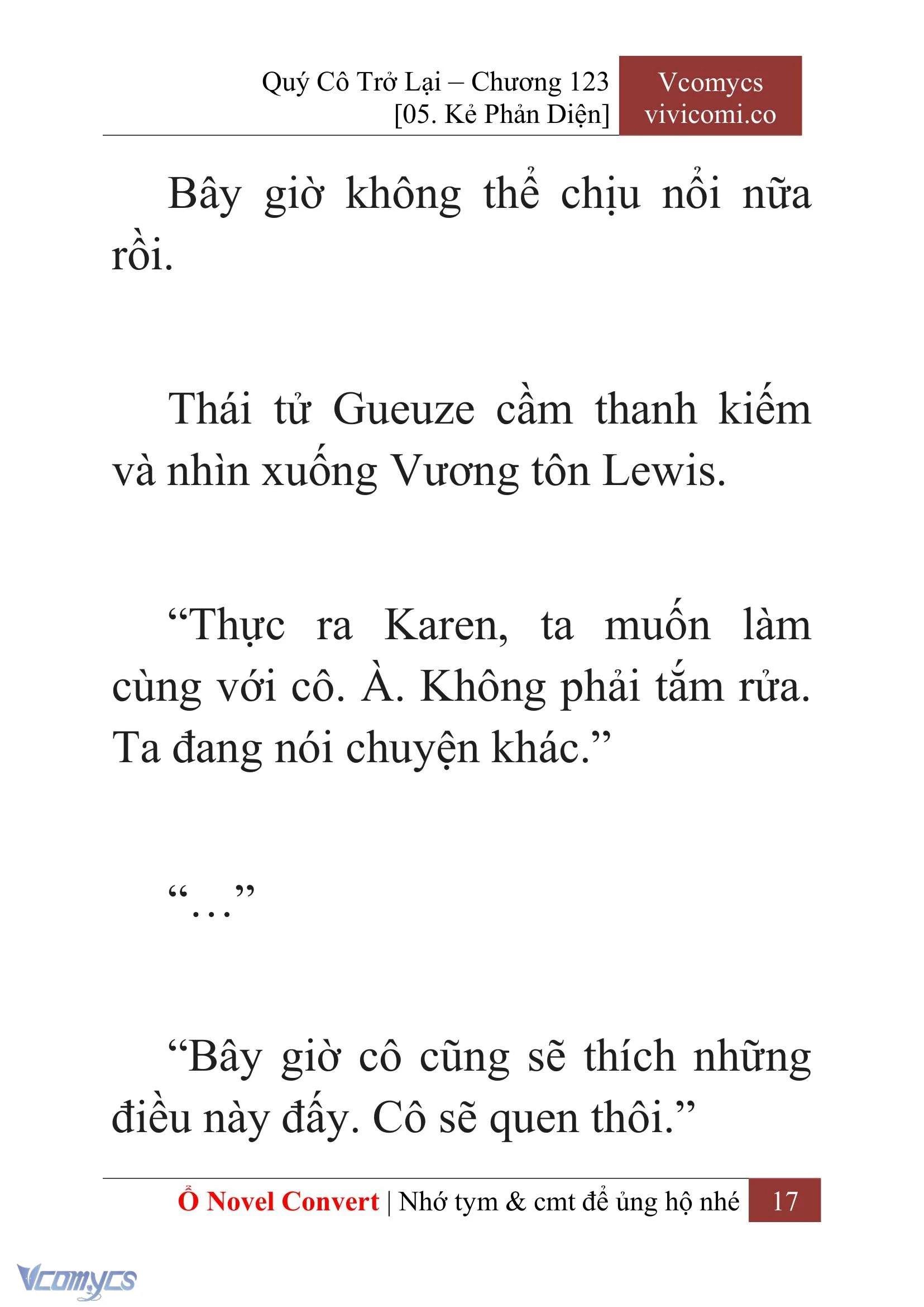 [Novel] Quý Cô Trở Lại Chapter  123 - 19