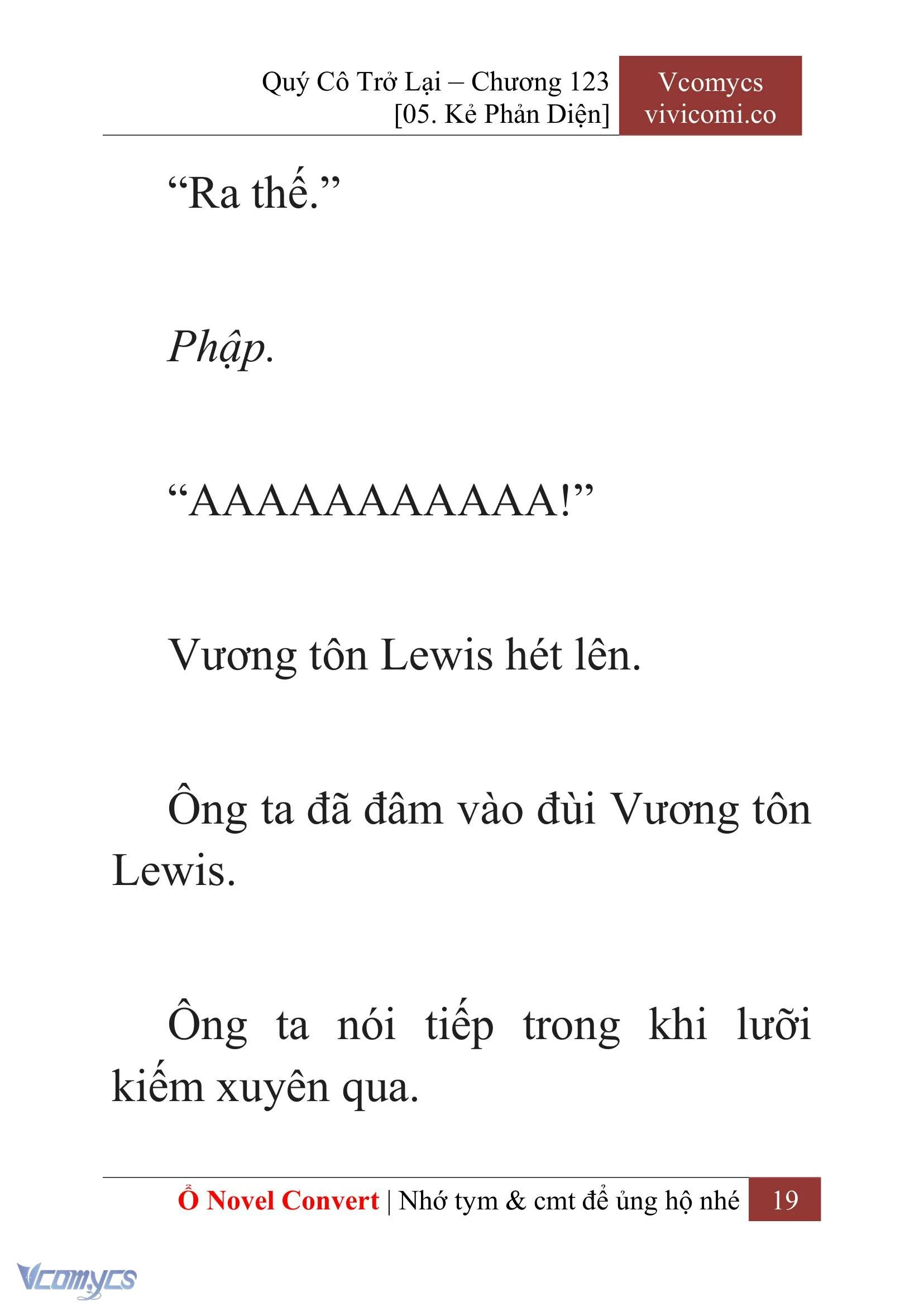 [Novel] Quý Cô Trở Lại Chapter  123 - 21