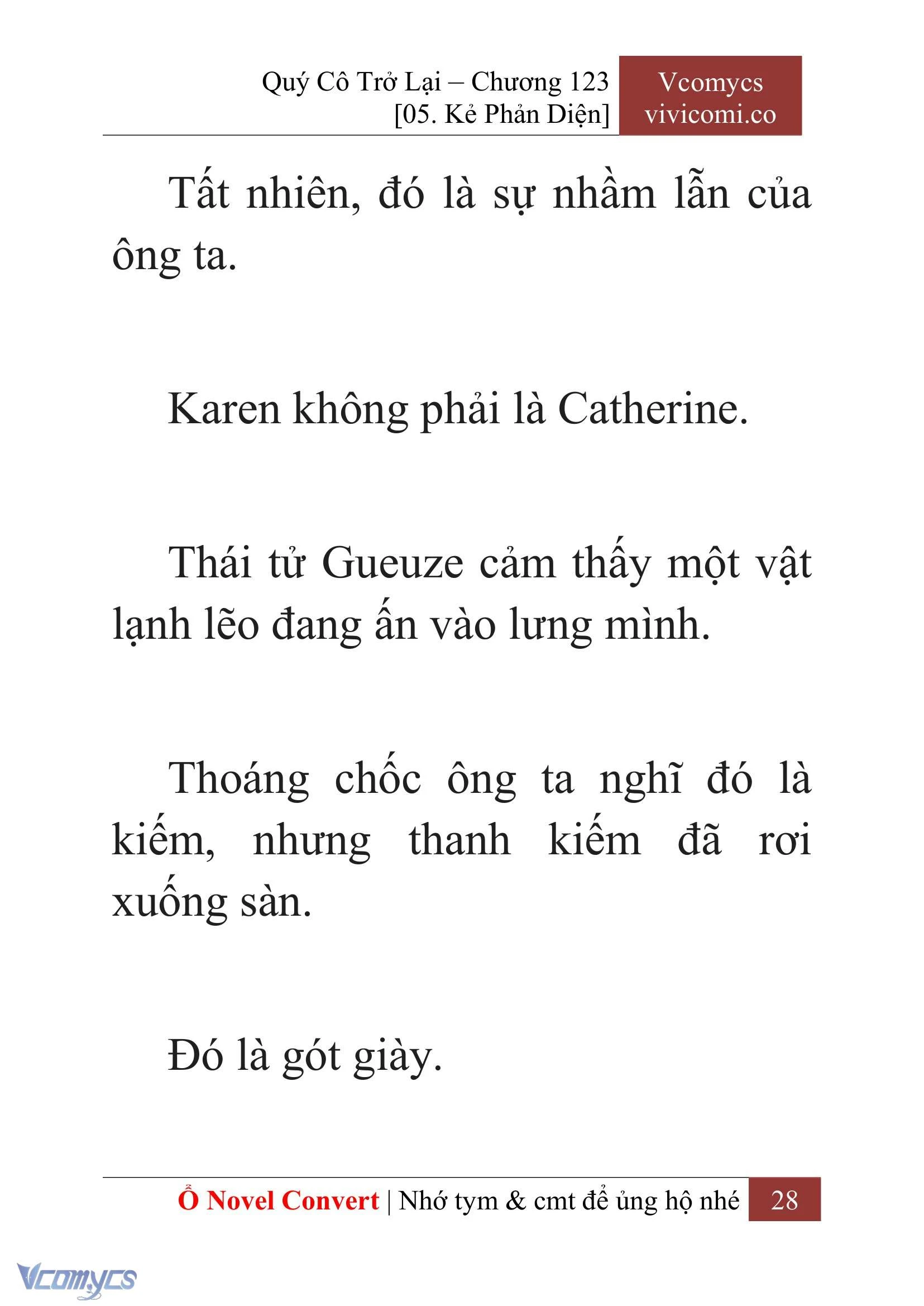 [Novel] Quý Cô Trở Lại Chapter  123 - 30