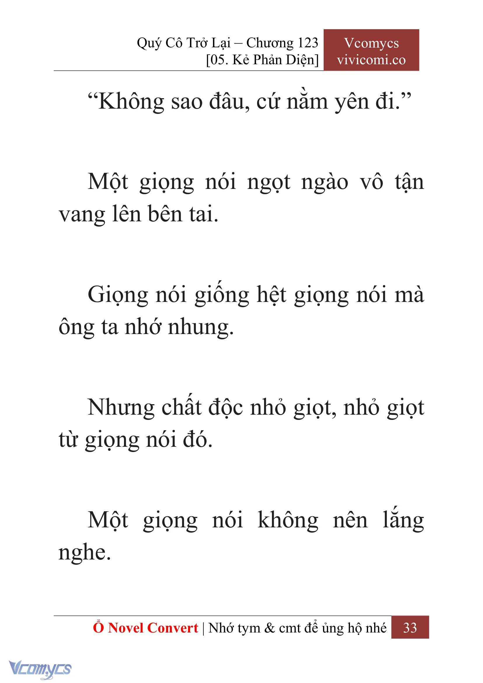 [Novel] Quý Cô Trở Lại Chapter  123 - 35