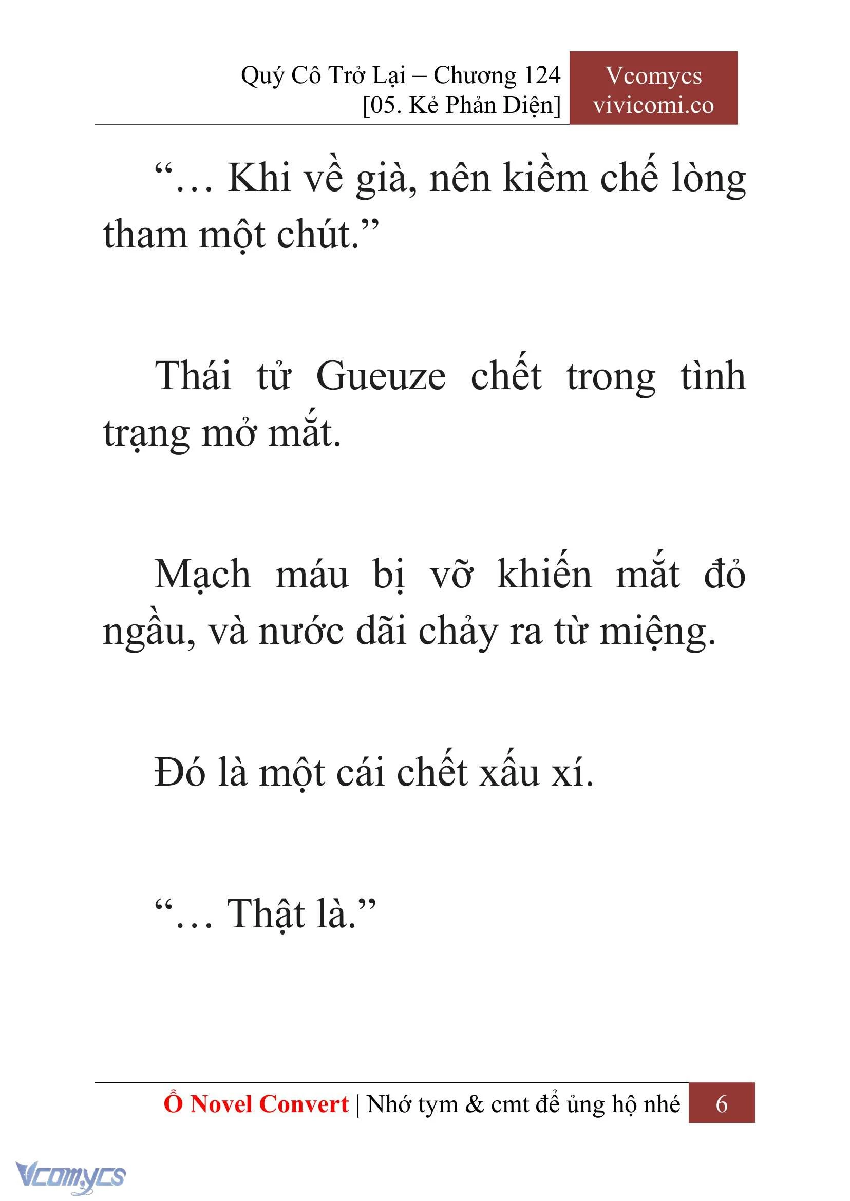 [Novel] Quý Cô Trở Lại Chapter  124 - 8