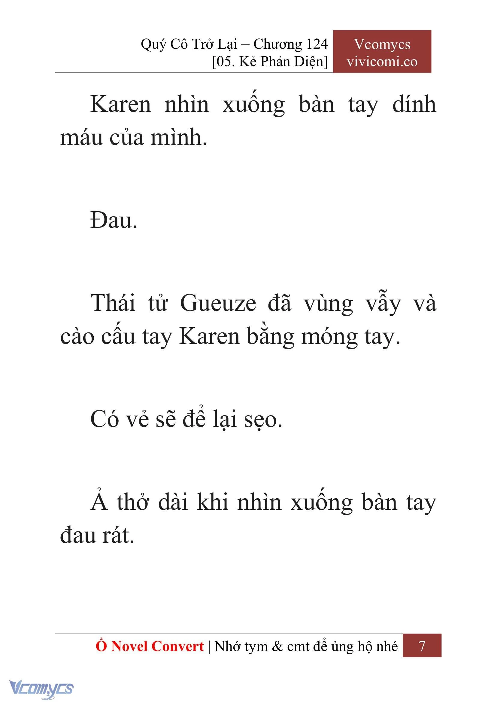 [Novel] Quý Cô Trở Lại Chapter  124 - 9