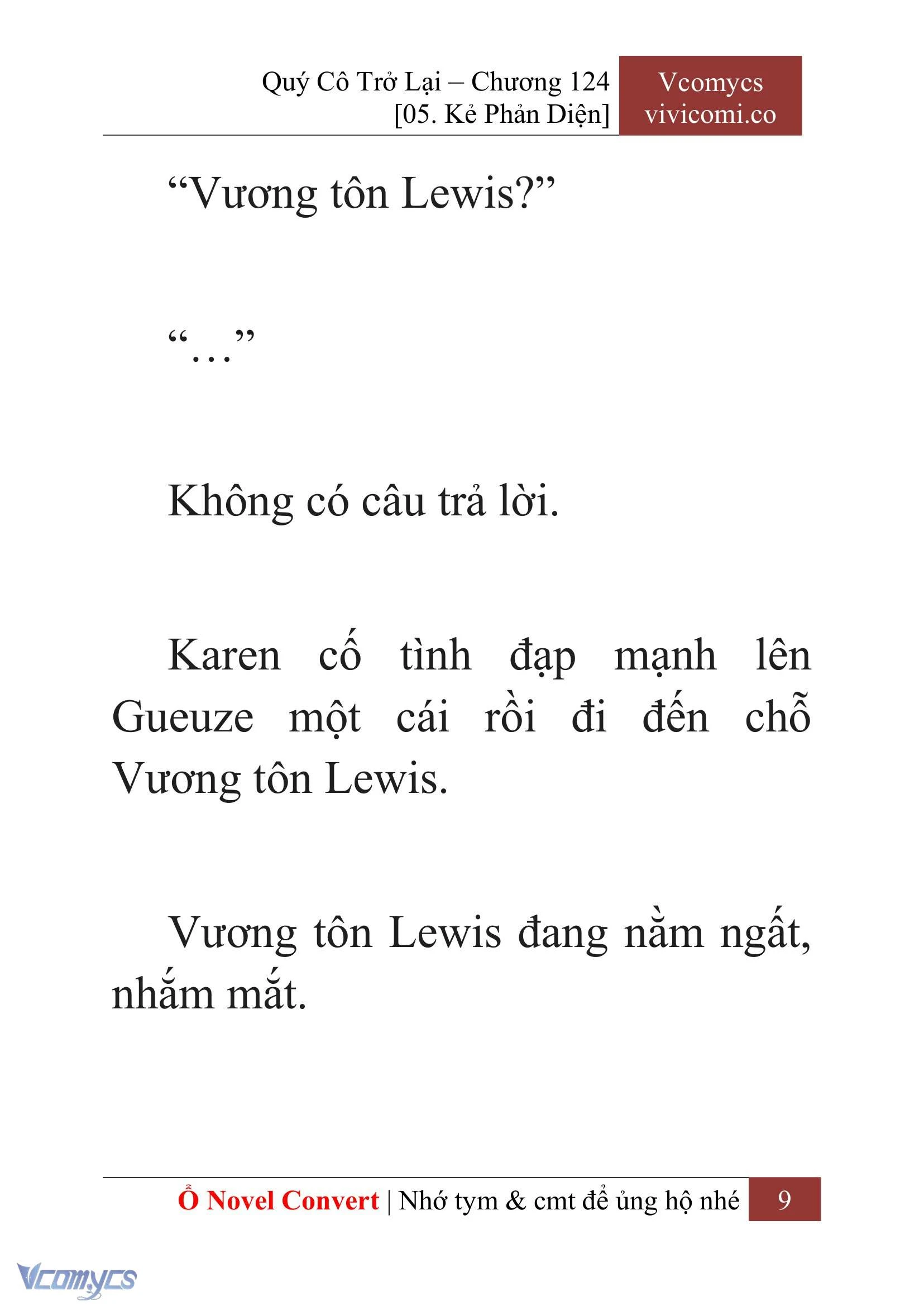 [Novel] Quý Cô Trở Lại Chapter  124 - 11