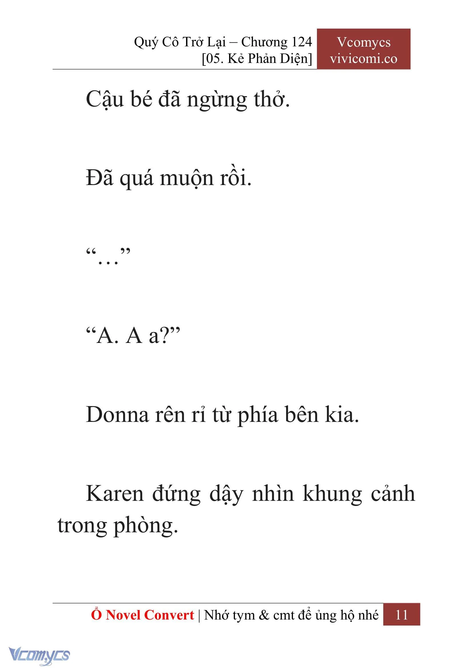 [Novel] Quý Cô Trở Lại Chapter  124 - 13