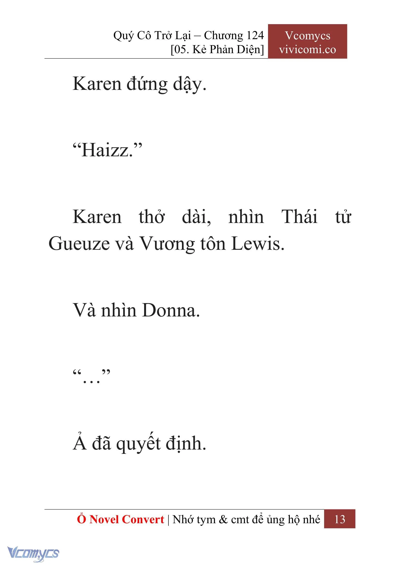 [Novel] Quý Cô Trở Lại Chapter  124 - 15