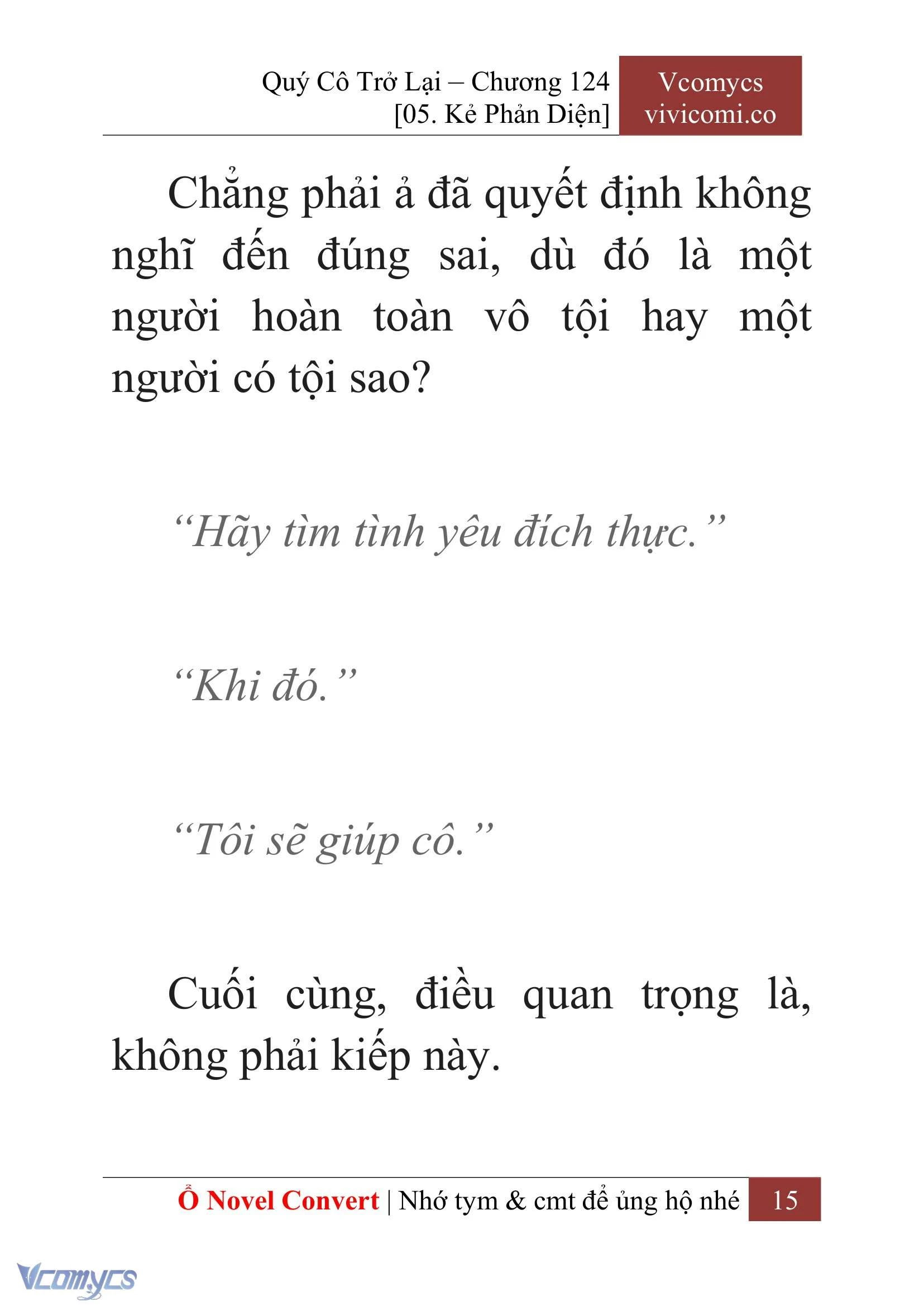 [Novel] Quý Cô Trở Lại Chapter  124 - 17