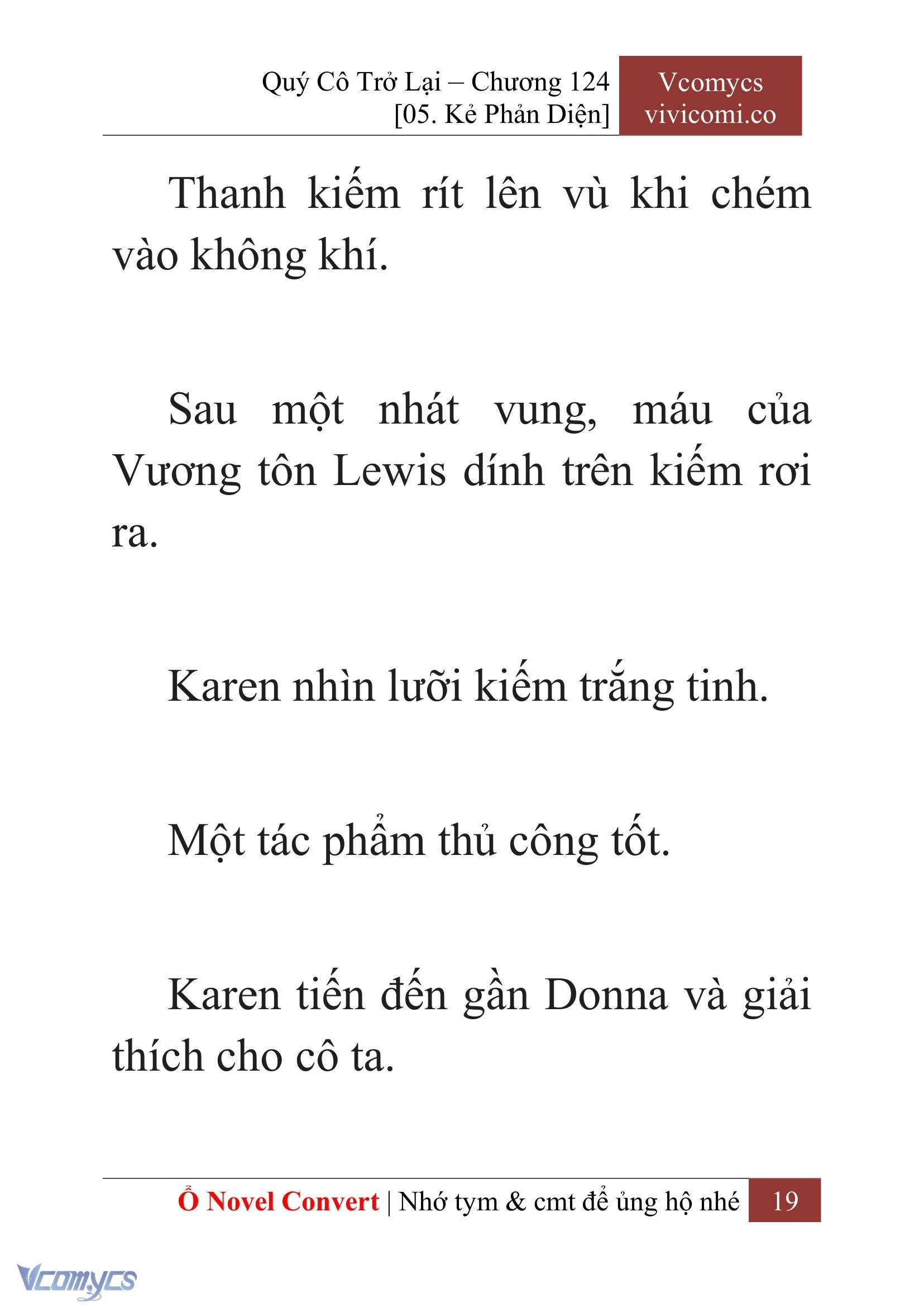 [Novel] Quý Cô Trở Lại Chapter  124 - 21