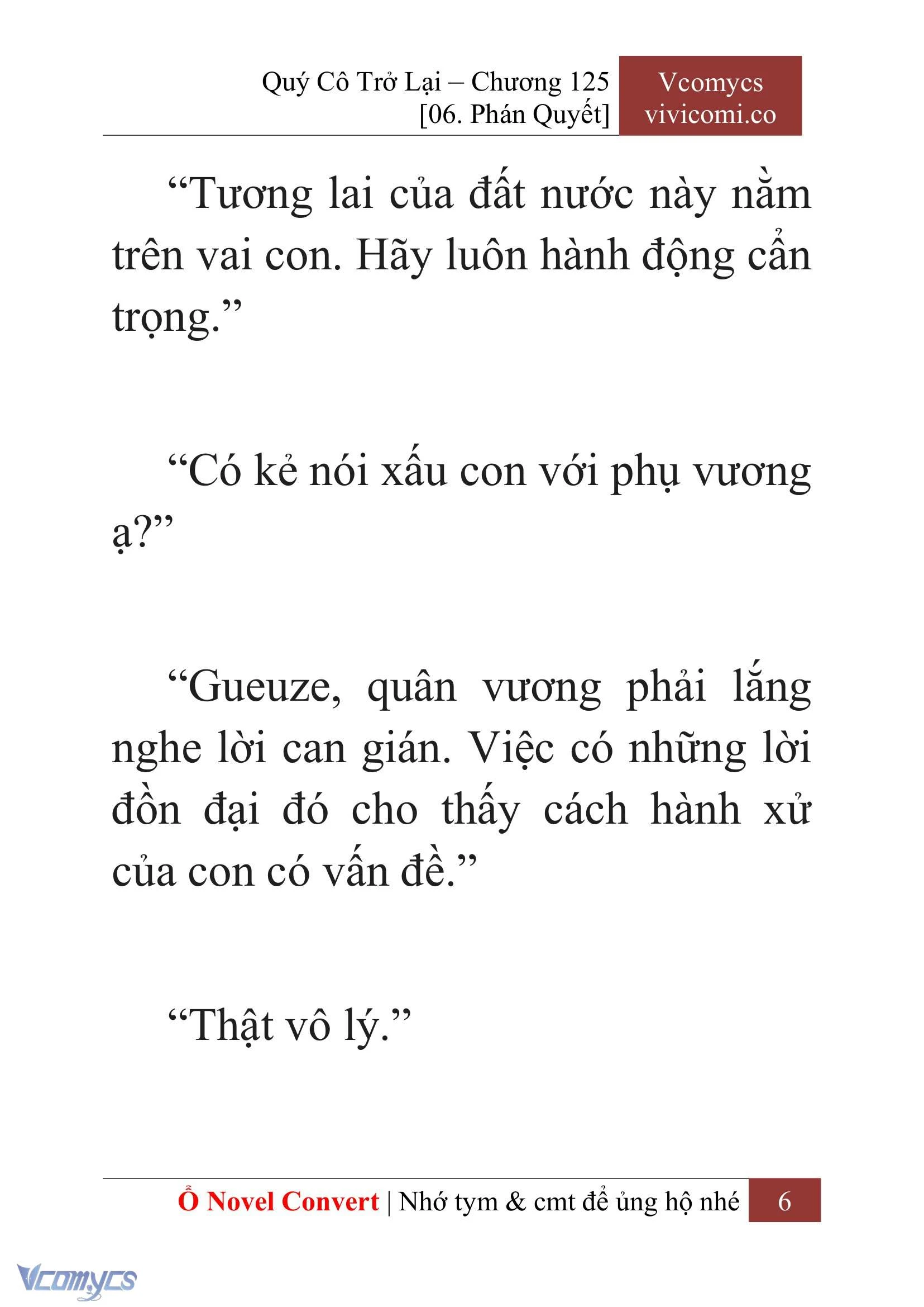 [Novel] Quý Cô Trở Lại Chapter  125 - 8