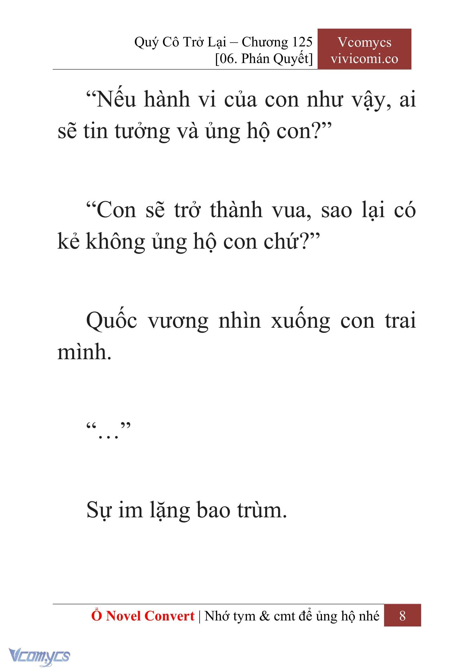 [Novel] Quý Cô Trở Lại Chapter  125 - 10