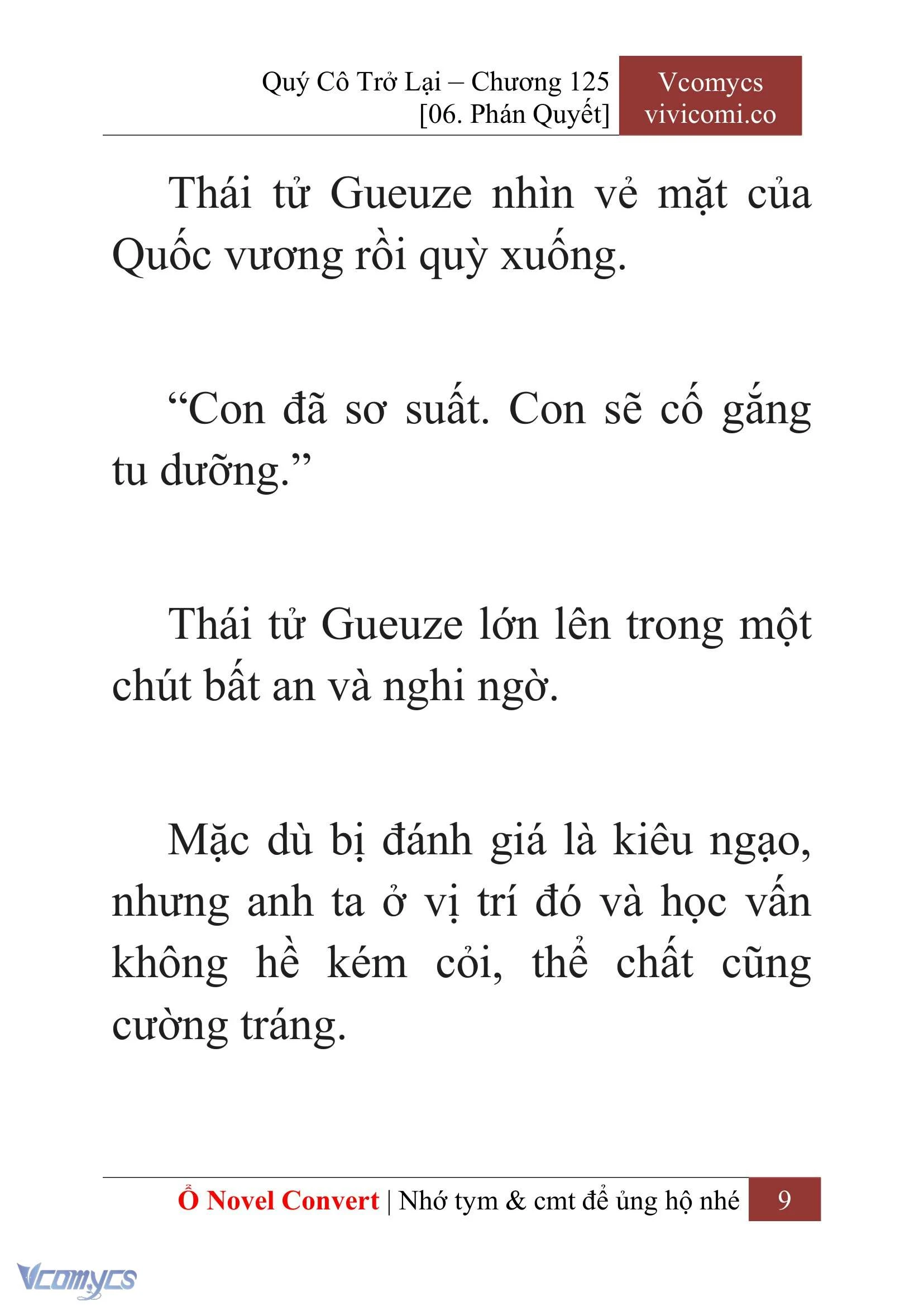 [Novel] Quý Cô Trở Lại Chapter  125 - 11