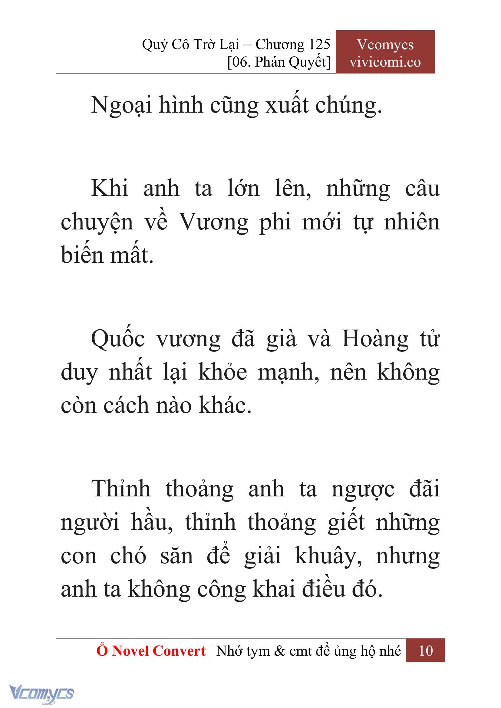 [Novel] Quý Cô Trở Lại Chapter  125 - 12