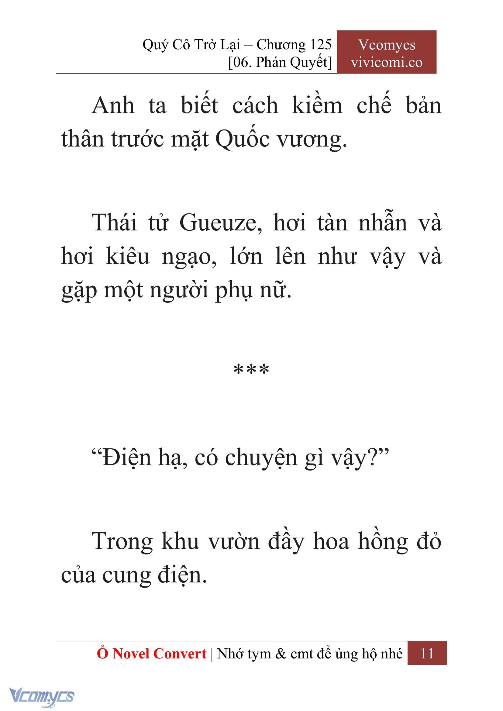 [Novel] Quý Cô Trở Lại Chapter  125 - 13