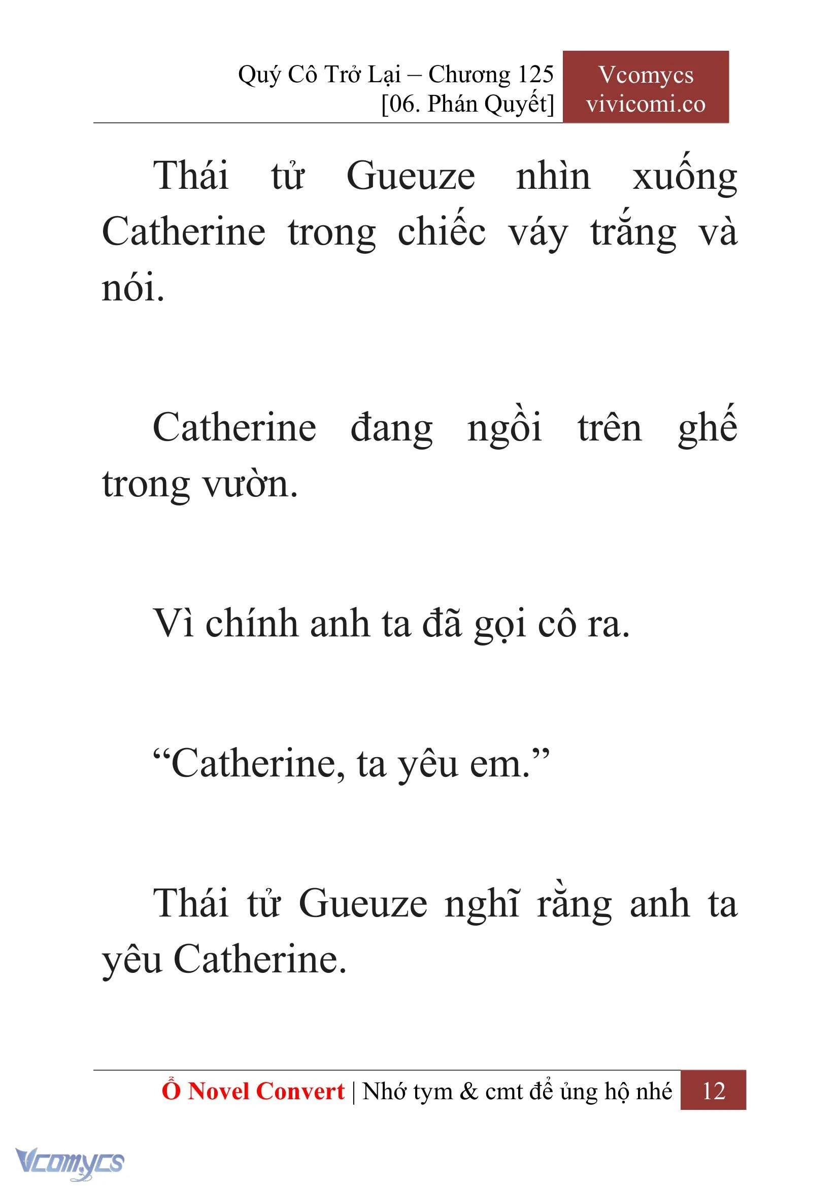 [Novel] Quý Cô Trở Lại Chapter  125 - 14